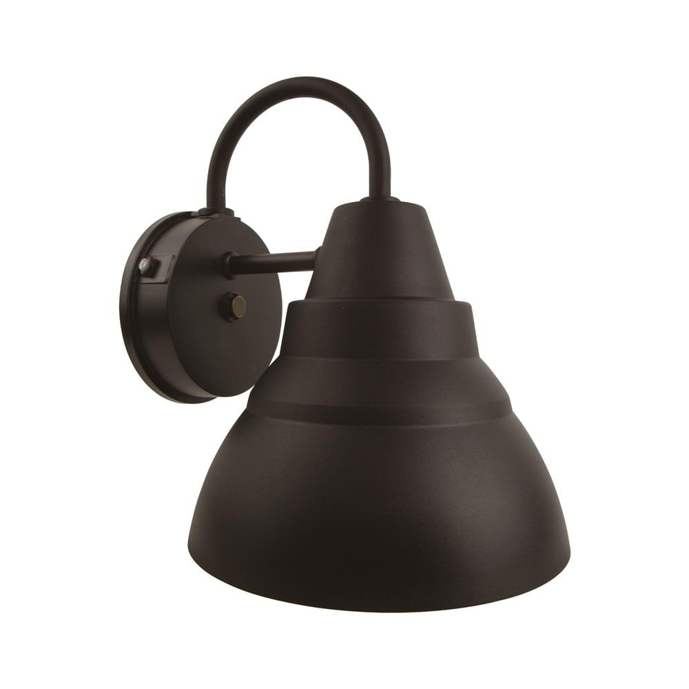 Solus WM-S82V-BZ-S Goose 1 -Light 10-in H Bronze Hardwired Motion Sensor Dusk to Dawn Outdoor Wall Light