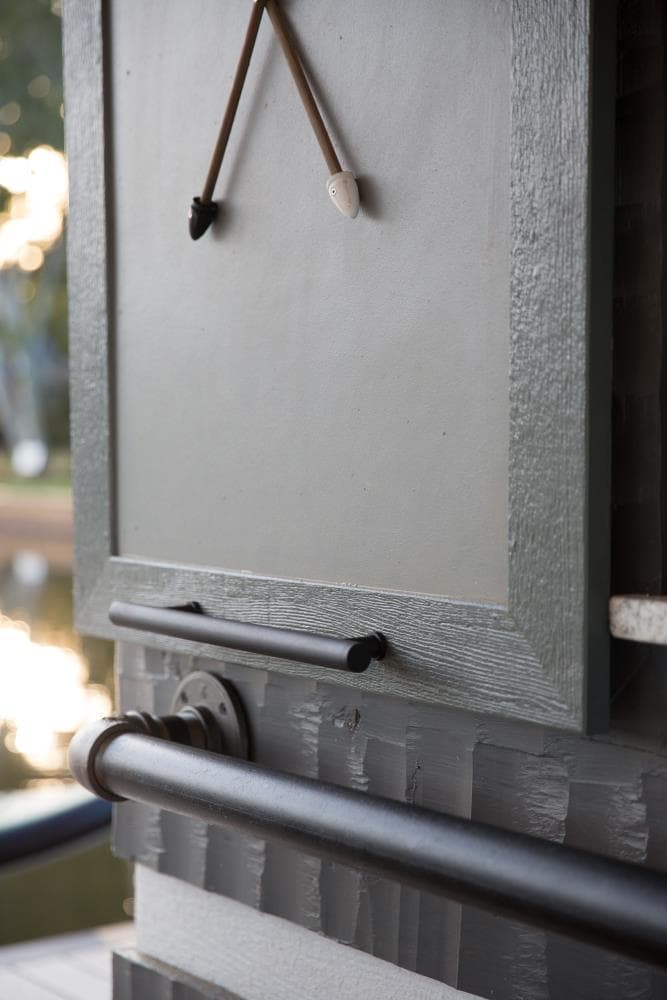 Matte Black Round Pull Handle for Barn Door