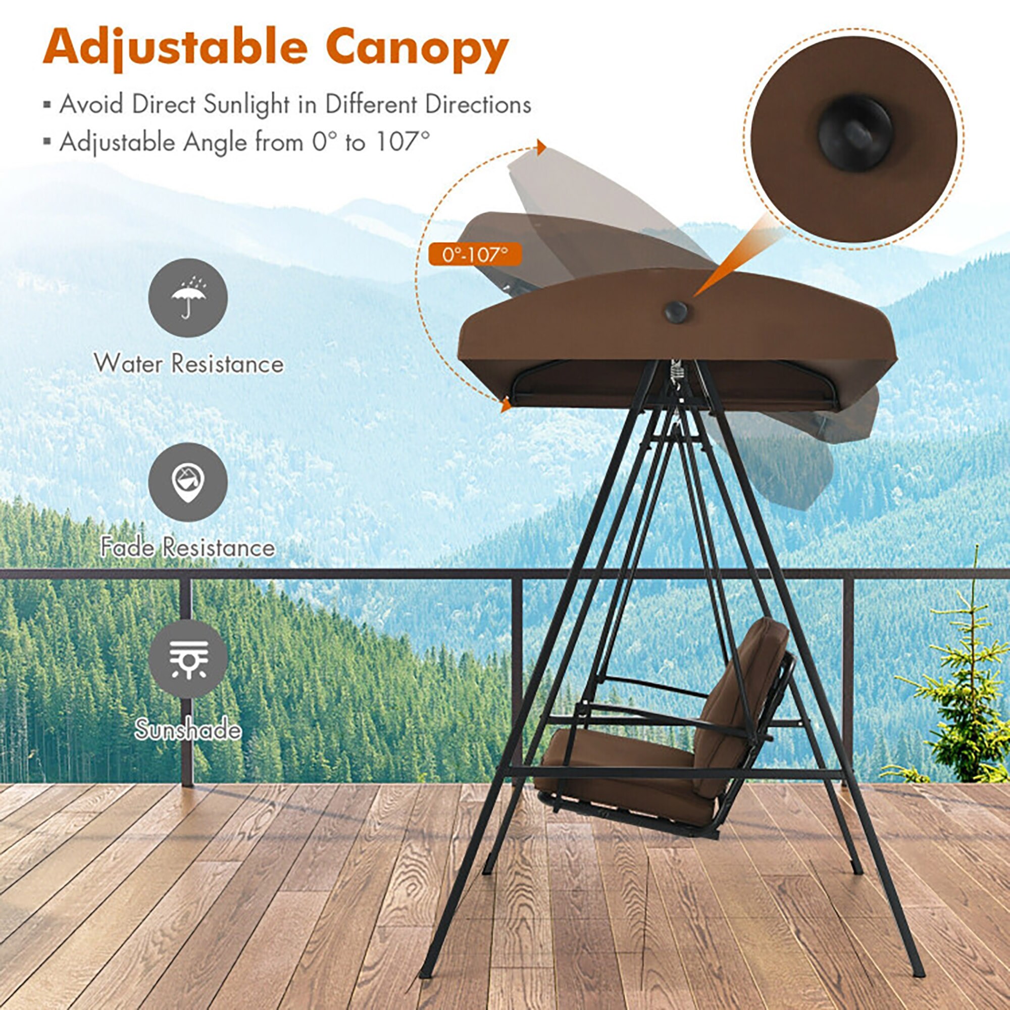 CASAINC CA-W419318-BN Swing-Gliders - View #6