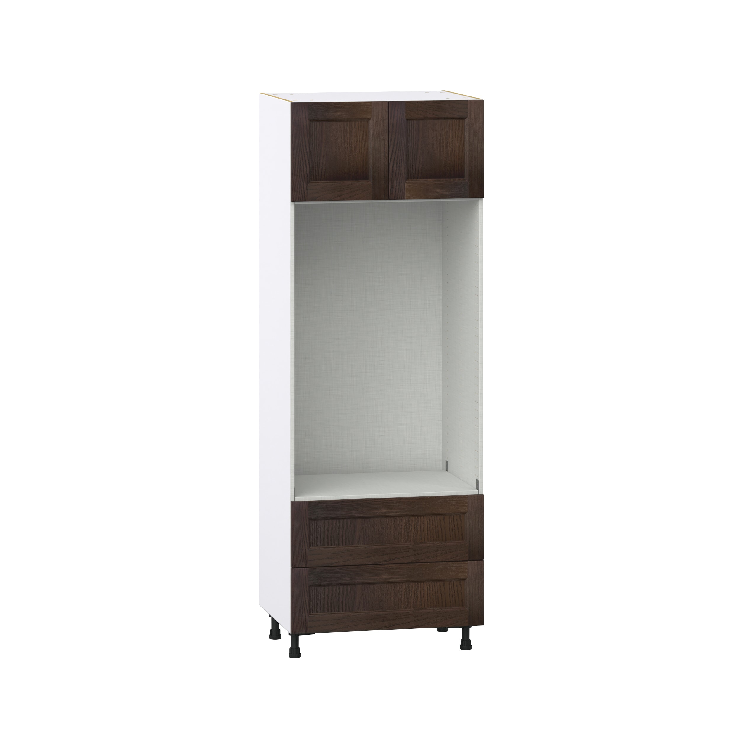 Hugo&Borg Montclaire 15-in W x 84.5-in H x 24-in D Wood 5-Drawer Pantry Fully Assembled Cabinet (Recessed Panel Shaker Style)