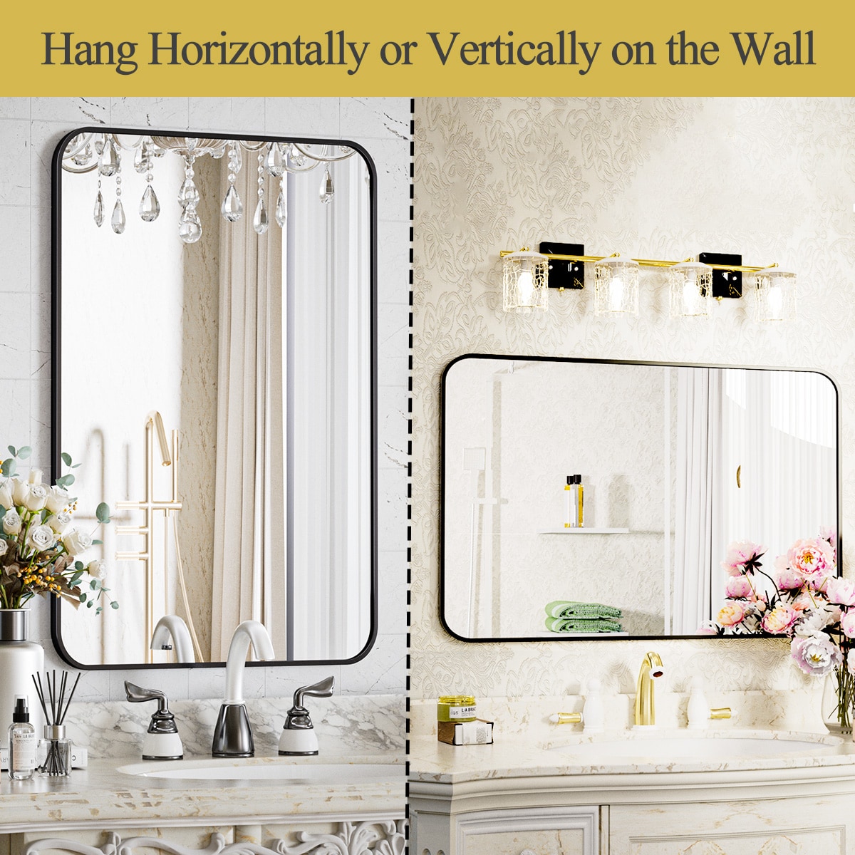 BEAUTYPEAK LS-YSJ-RE2436-B Decor-Mirrors - View #4