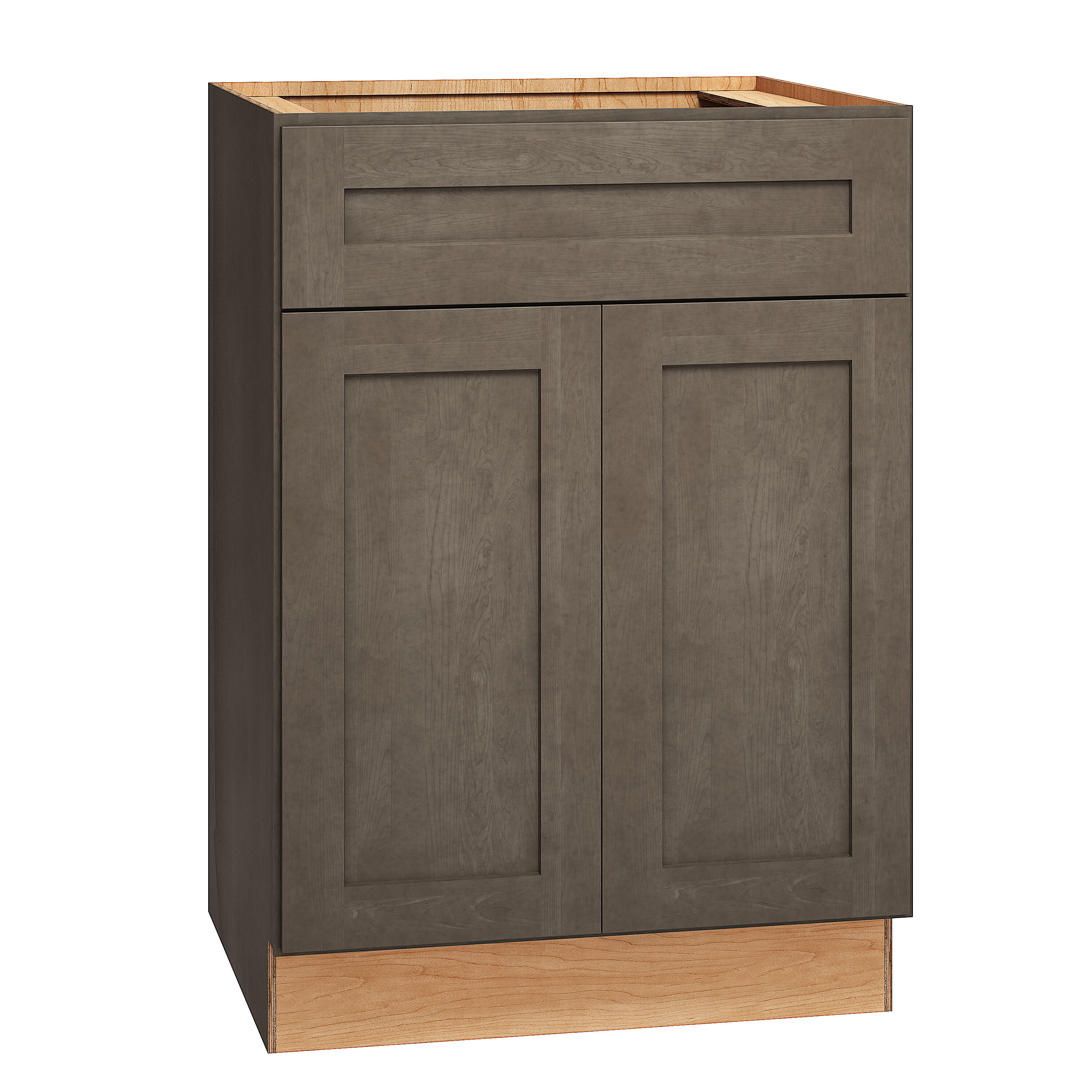 Diamond Express 329 VSB243421 Jamestown 24-in Colt Brown Bathroom Vanity Base Cabinet without Top