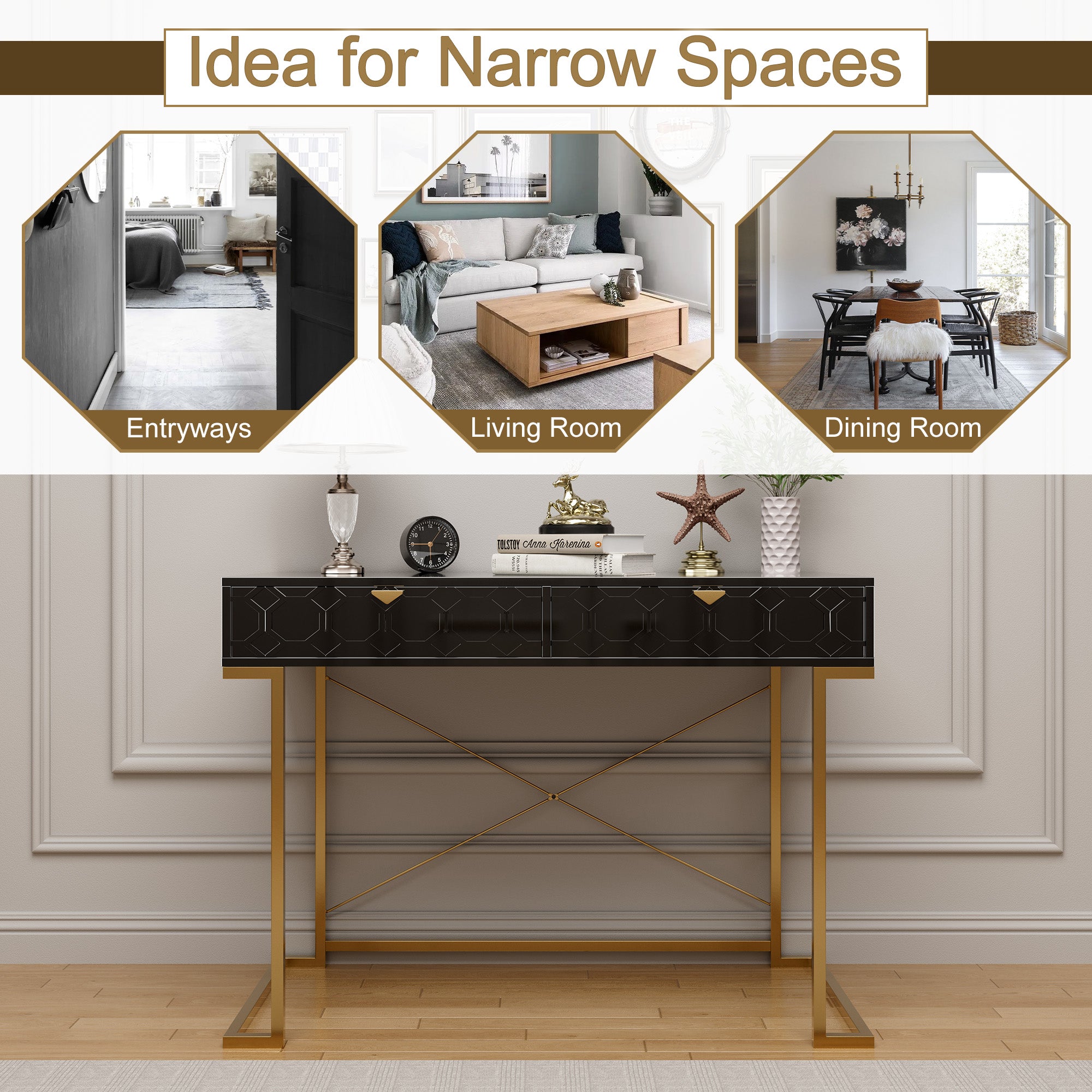 Boyel Living BLJH-DK1-BK desks - View #7