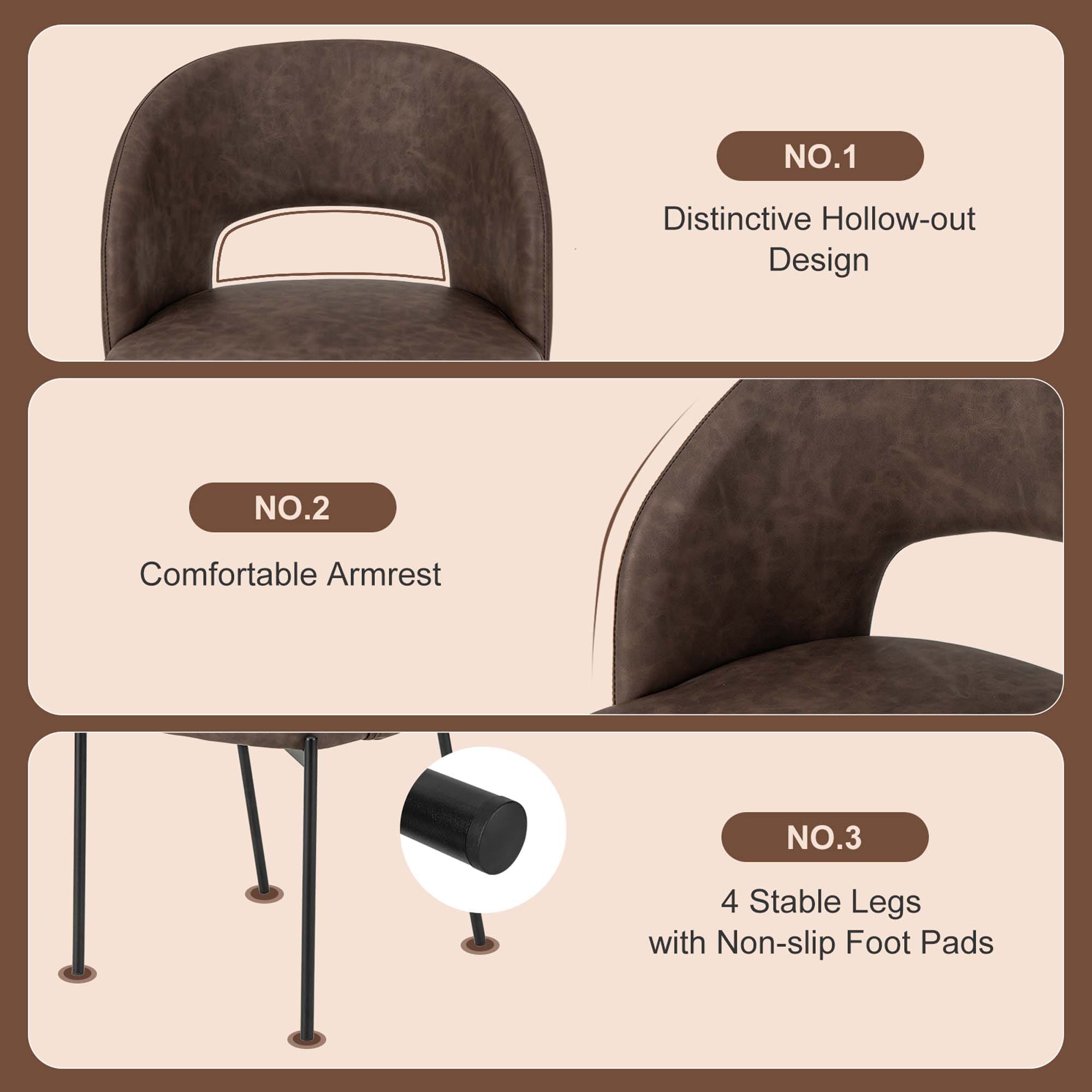 Costway HCST01612 Dining-Chairs - View #4
