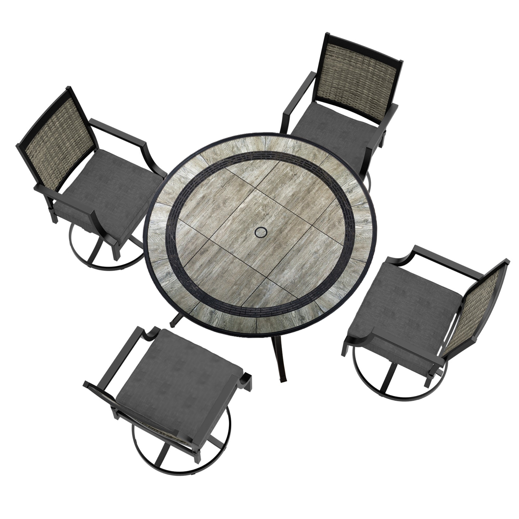 Mondawe 21OD011025BE-B Patio-Dining-Sets - View #2