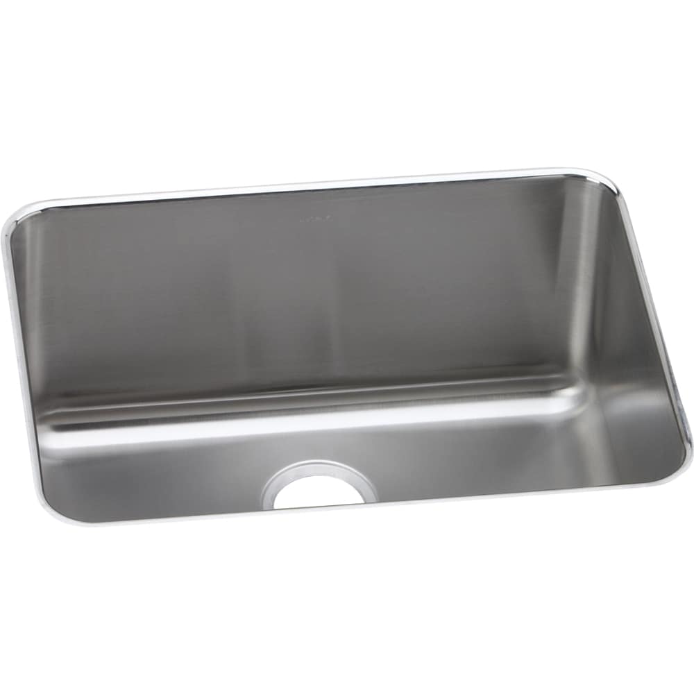 Elkay ELUH231712 Gourmet Undermount 25-in x 18.75-in Stainless steel Single bowl 18 -Gauge Kitchen Sink