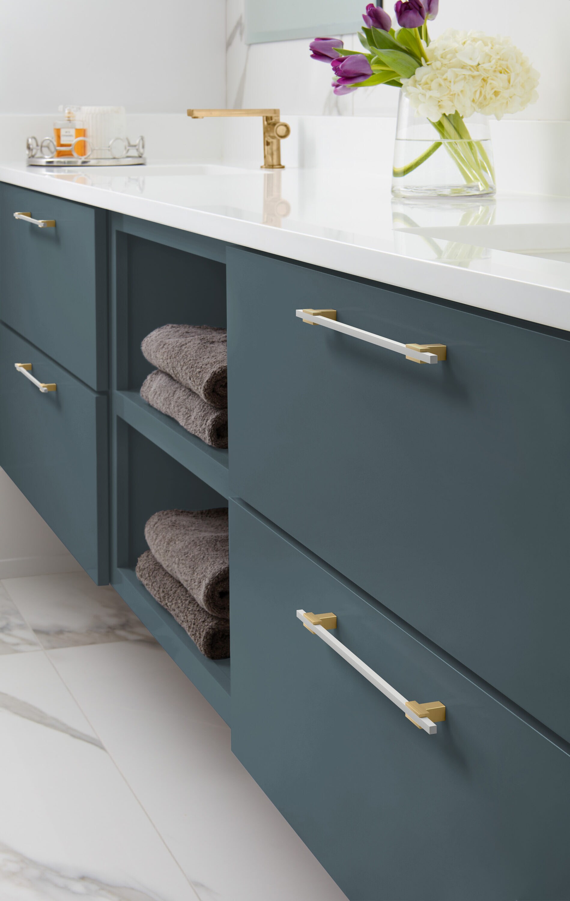 Amerock BP778256CZWHT Cabinet-Pulls - View #2