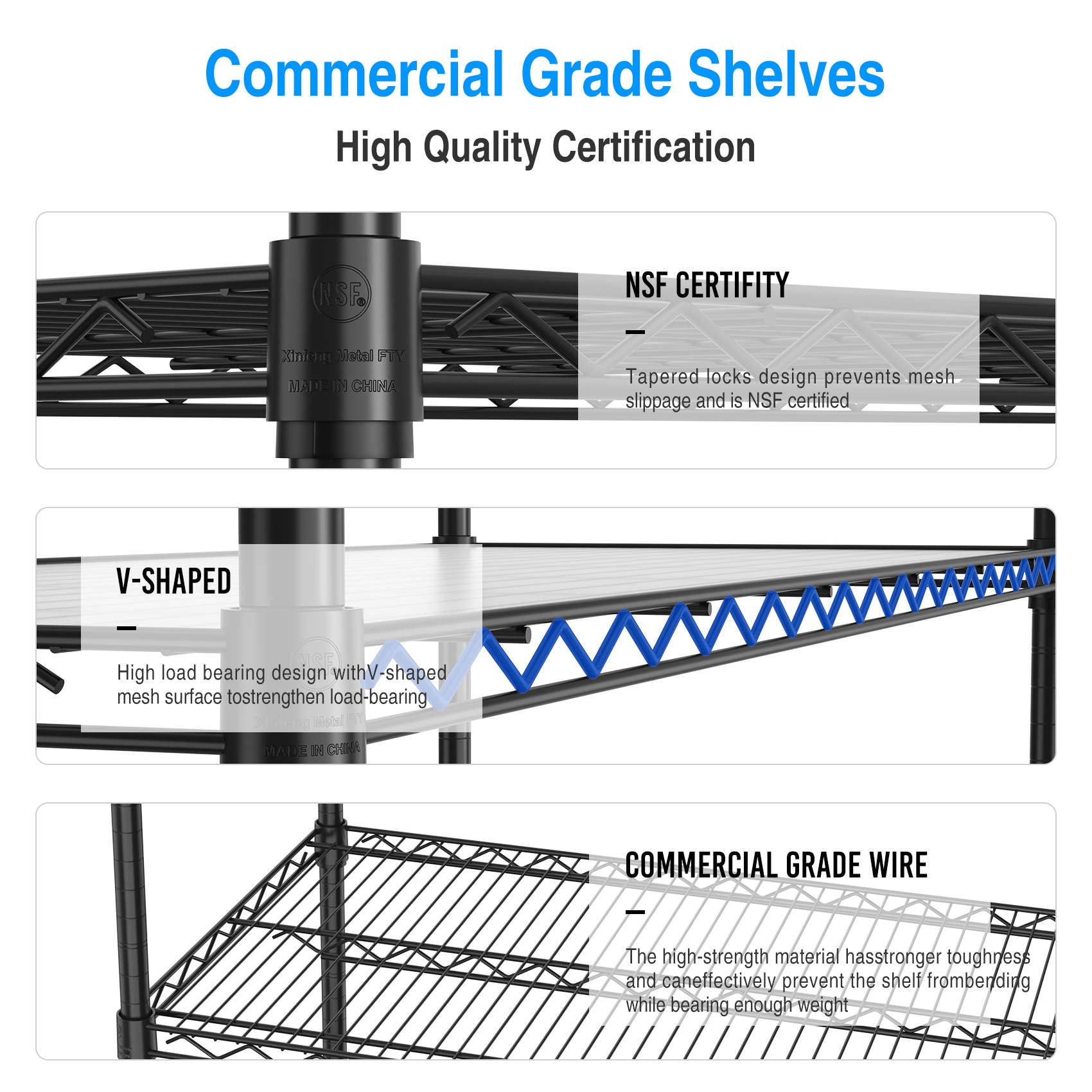 Kahomvis LIKE-QPS4-260 Free-Standing-Shelving - View #4