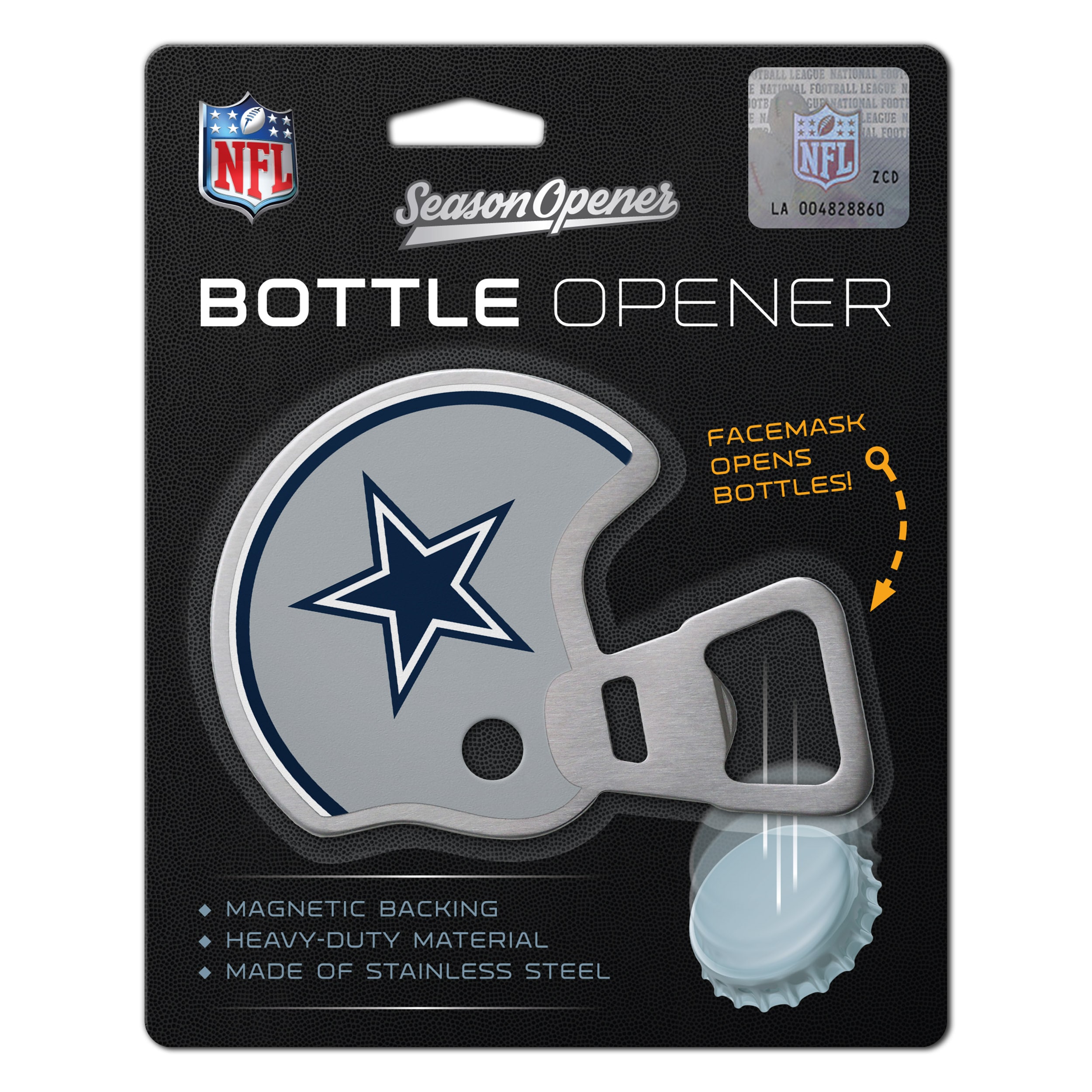 Dallas Cowboys Helmet Bottle Opener