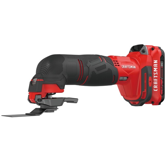 CRAFTSMAN V20 15-Piece Cordless-Amp 20-Volt Max Variable Speed Oscillating Multi-Tool Kit with Soft Case (1-Batteries Included) CRAFTSMAN V20 15-Piece Cordless-Amp 20-Volt Max Variable Speed Oscillating Multi-Tool Kit with Soft Case (1-Batteries Included)