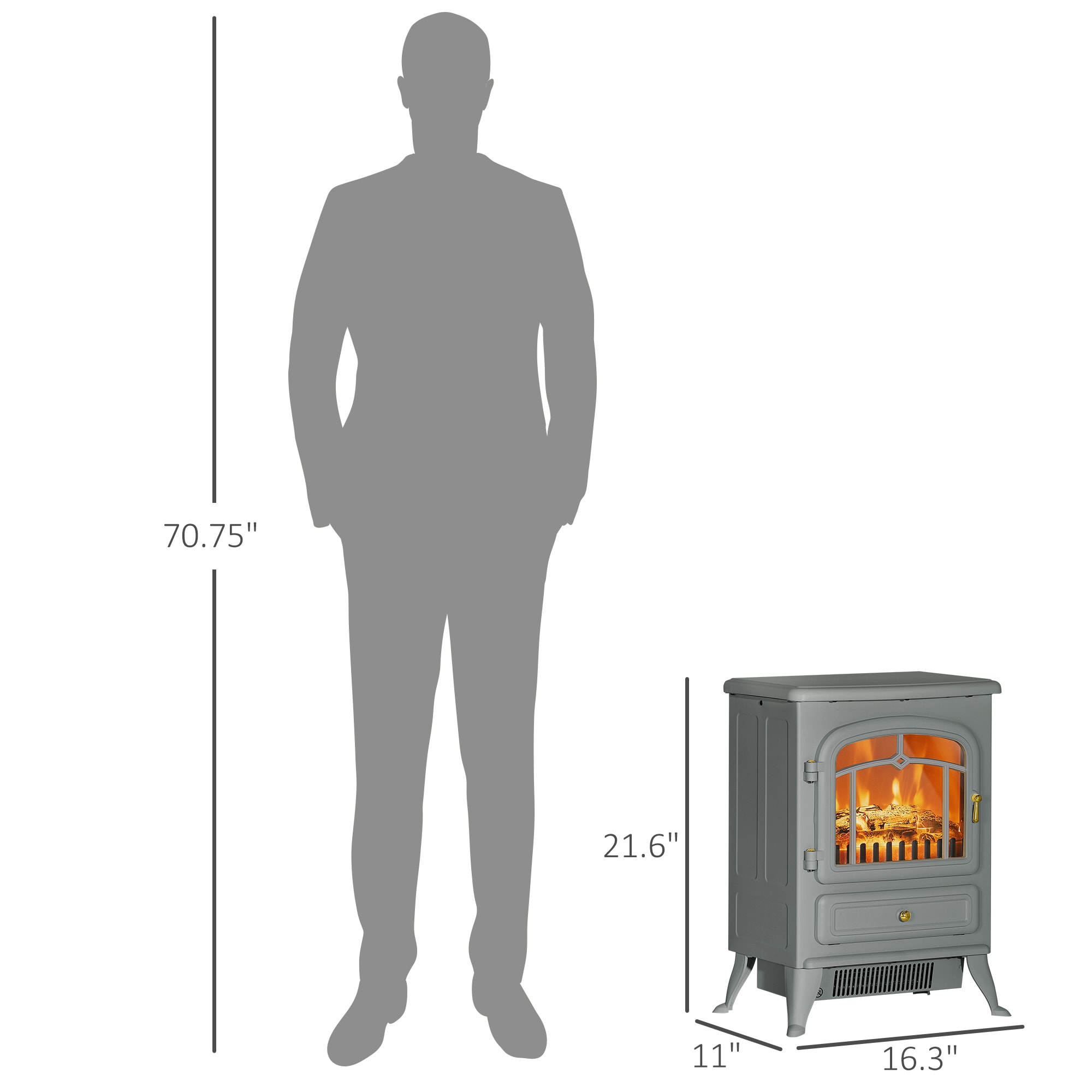 BABOOM BOM-P164927-CO Electric-Fireplaces - View #7