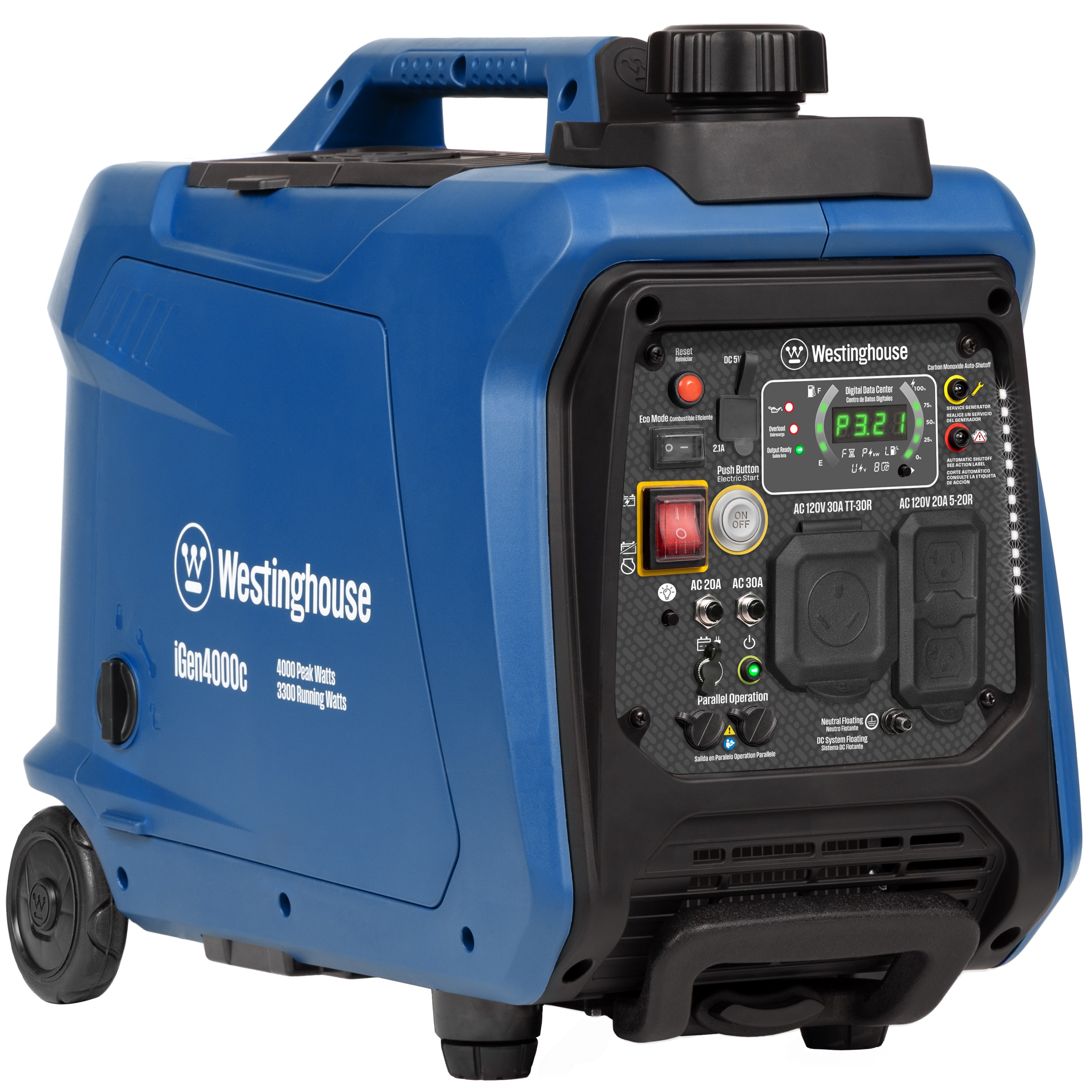 Westinghouse iGen5000cv Recoil Start 5000-Watt Single Fuel (Gasoline) Inverter Generator IGEN4500CV Sansujyuku sansujyuku.com