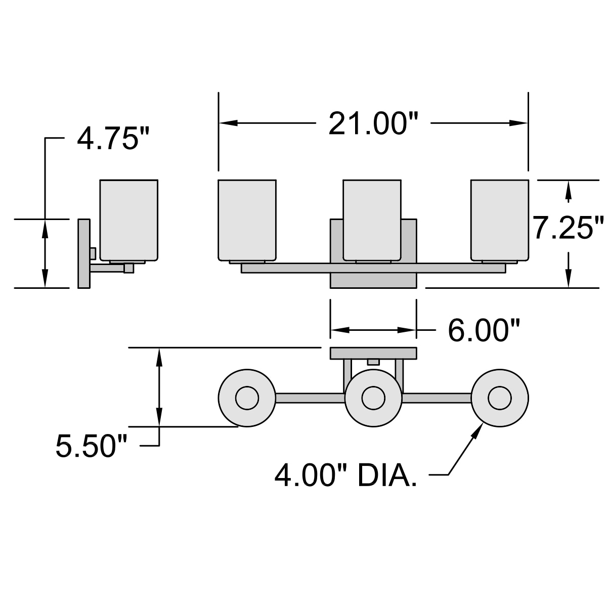Access Lighting 62623-MBL/OPL b089995 - View #6