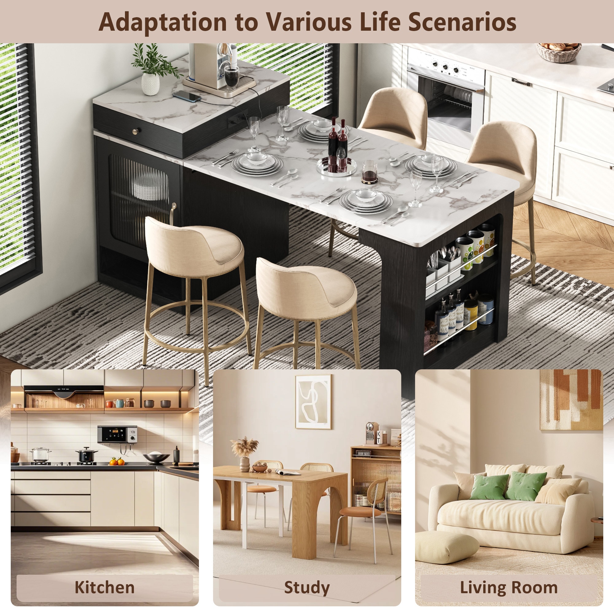 SINOFURN SYB260035WT Kitchen-Furniture - View #20