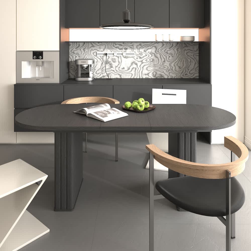 Coolbibila LARRY-TABLE-BLACK Dining-Tables - View #2