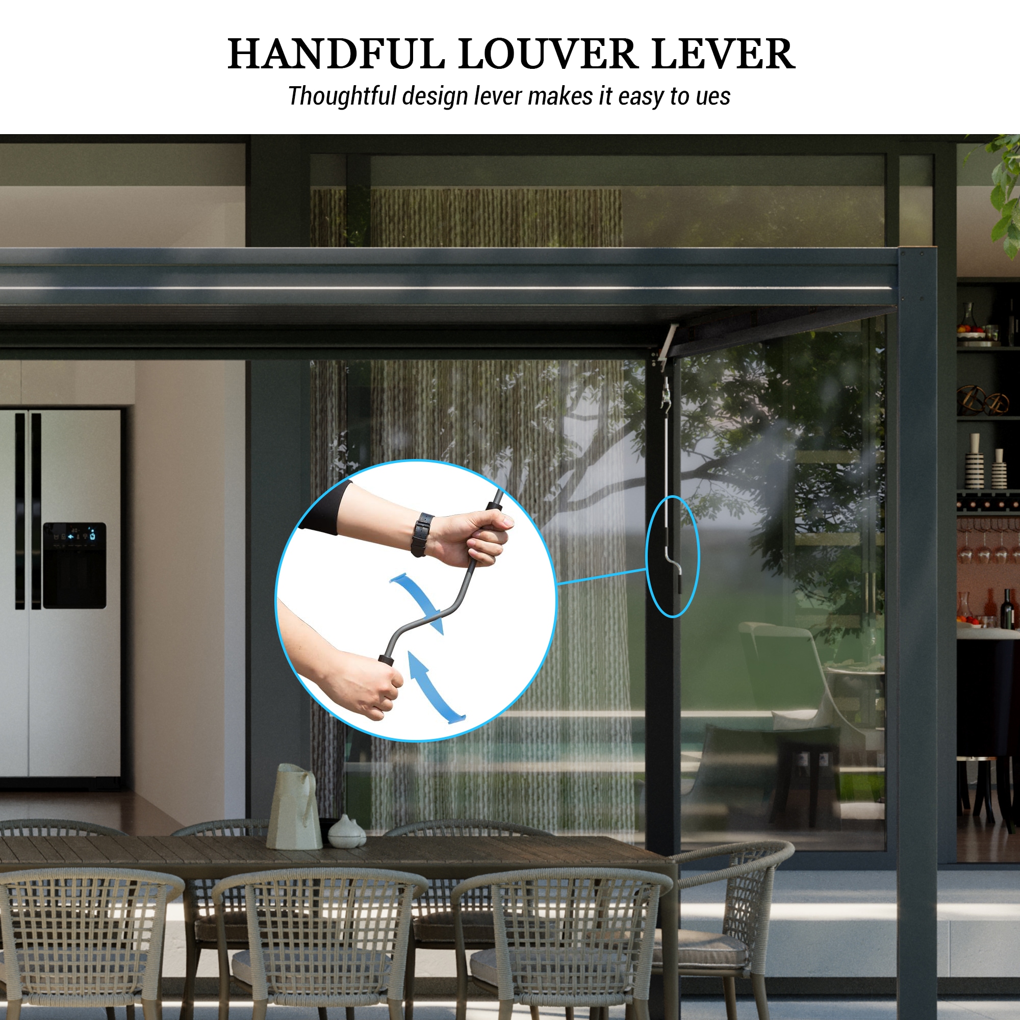 Mondawe MD-LGMF1632-G Pergolas-2 - View #6