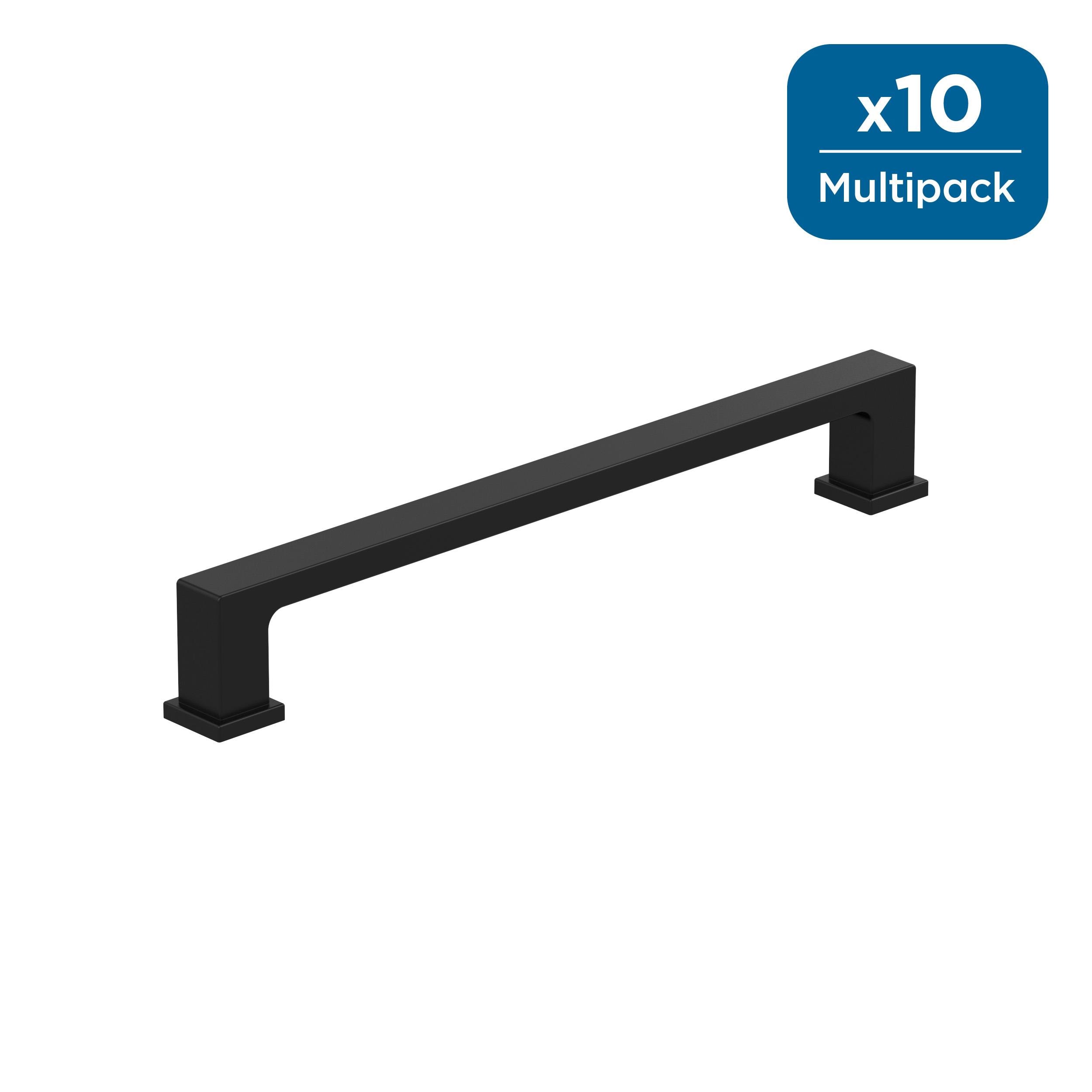 Amerock 10BX37033MB Bridgeport 6-5/16-in , 160mm Center to Center Matte Black Cylindrical Bar 10 -Pack