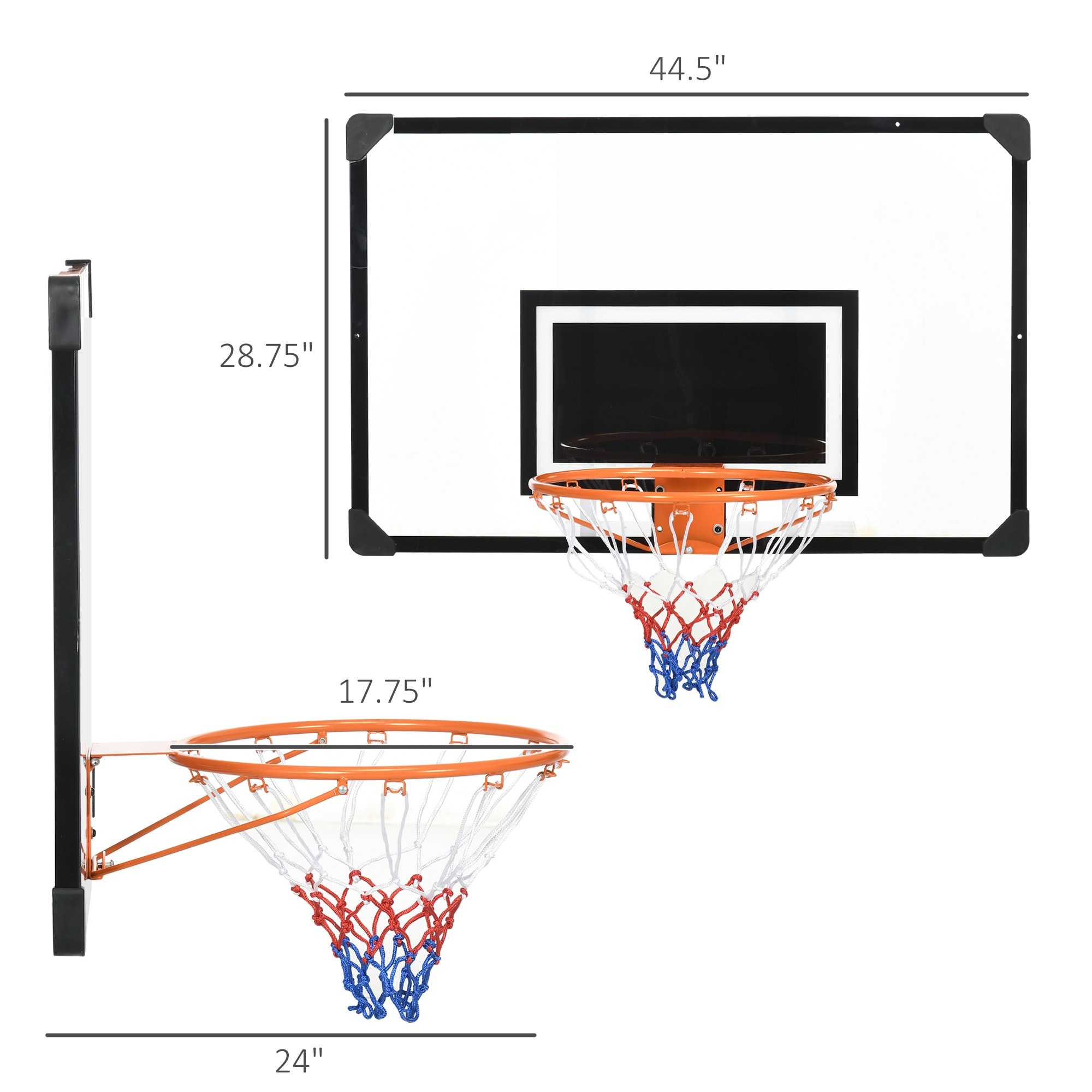 Wudkey L4-RQ7G4R Basketball-System - View #2