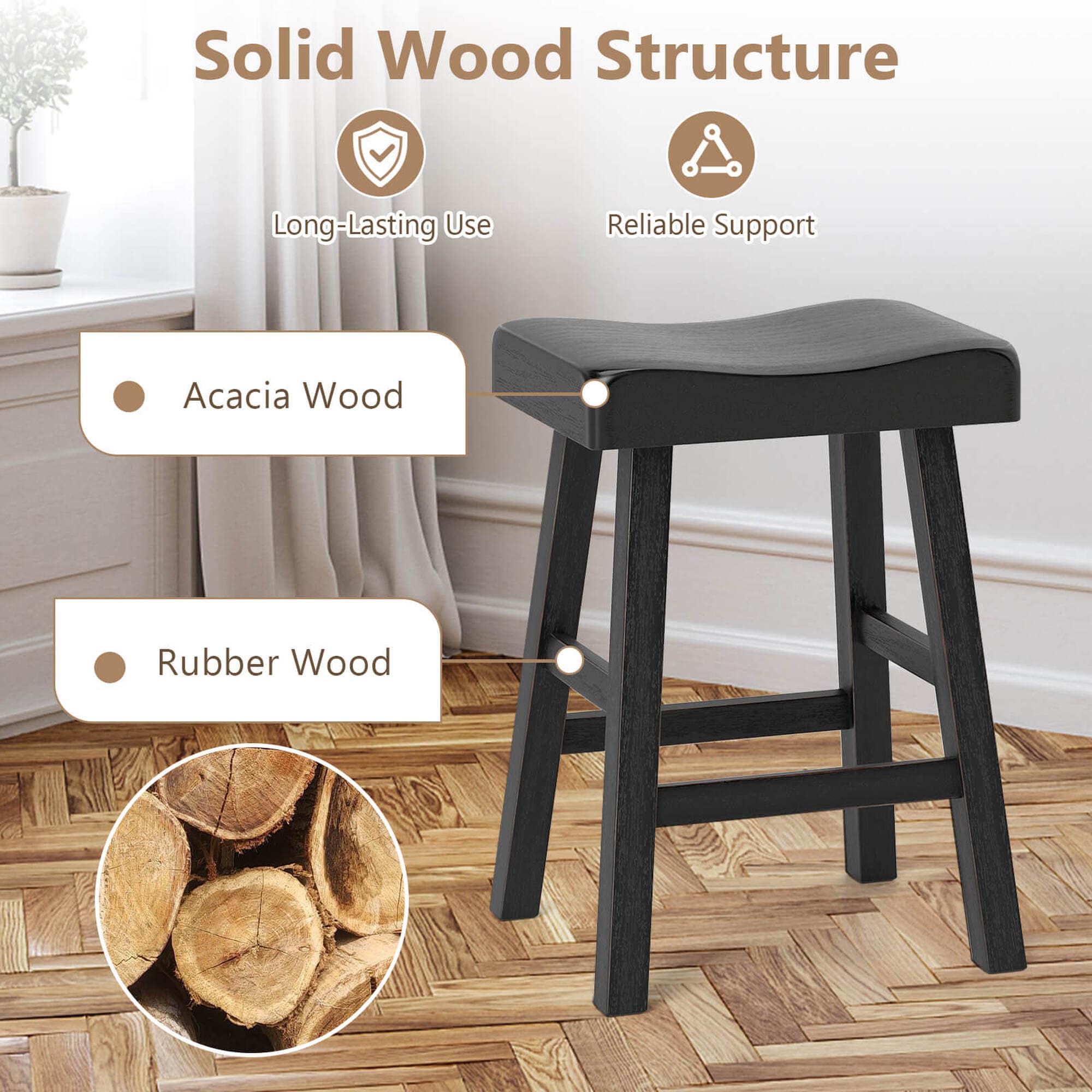 Costway HCST04661 stools - View #6