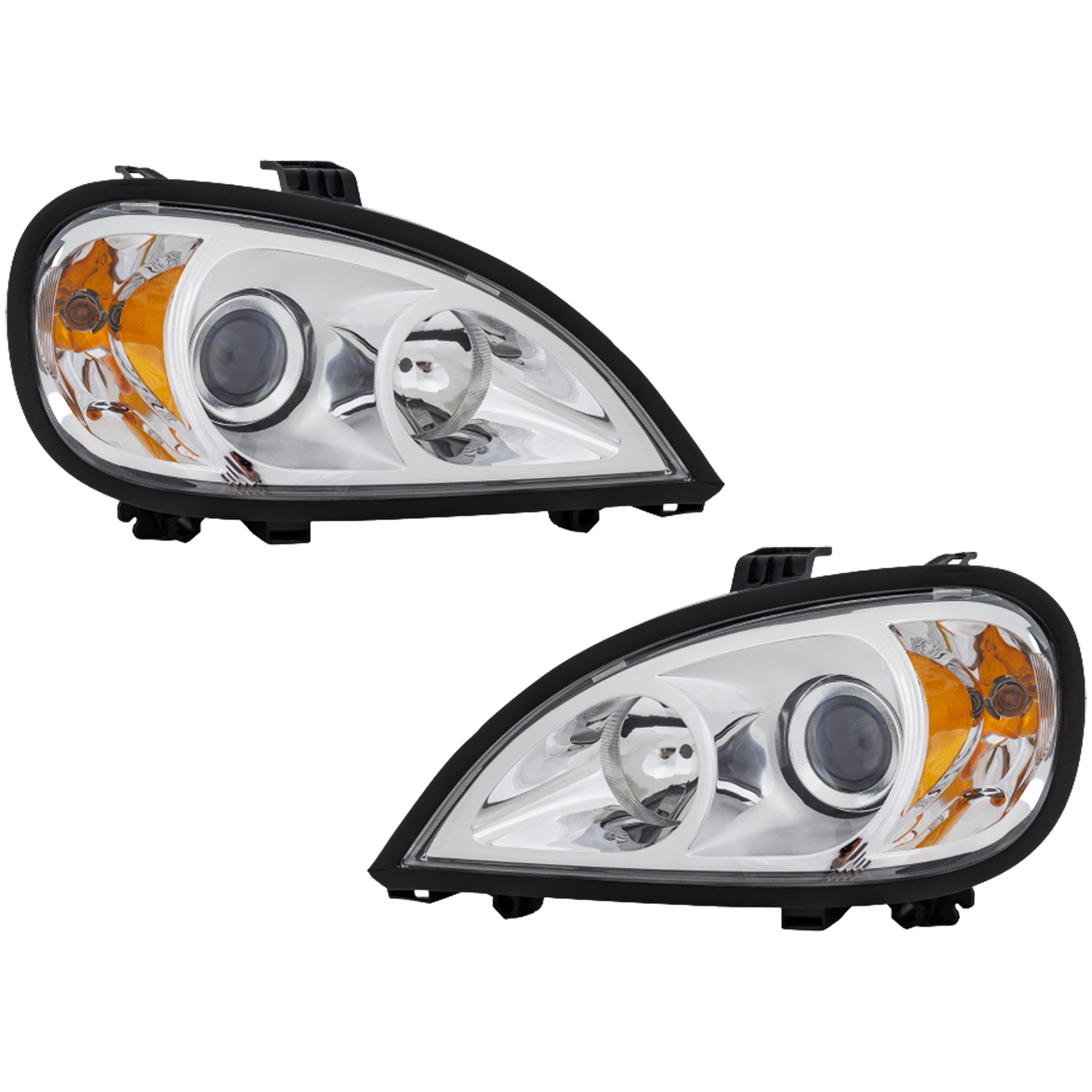 Garage-Pro GPREPF100503-HD Driver and Passenger Side Headlight For Freightliner Columbia 2000-2017 Halogen with Bulb(s) For Models with Smooth Lens