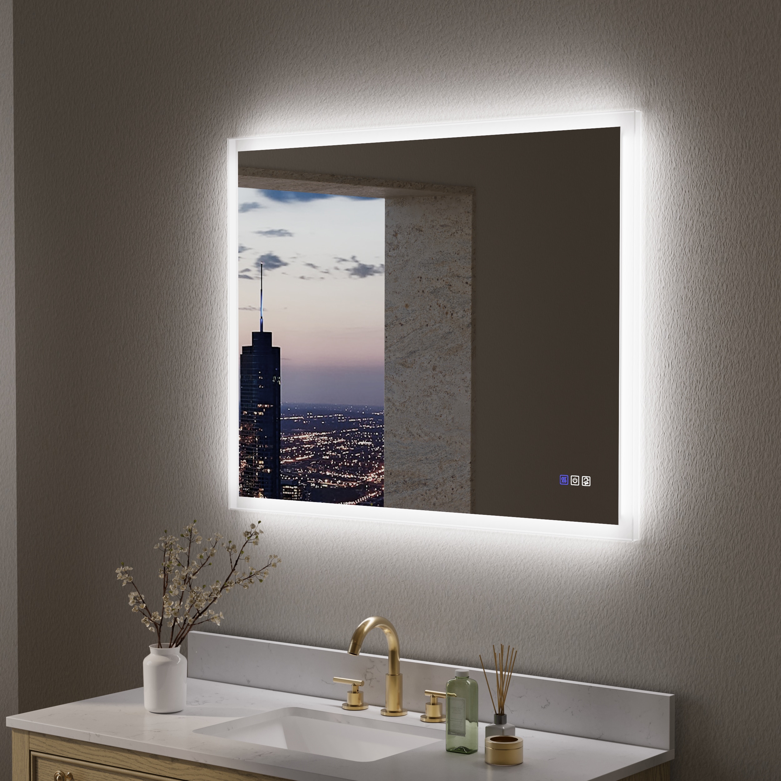 WELLFOR W7MRL4032 Framed-Bath-Mirrors - View #2