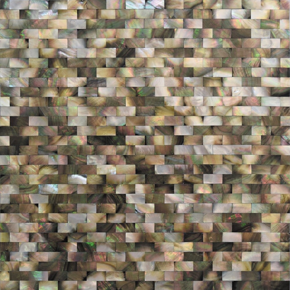 Apollo Tile (Sample) Wall Tile Mini Bricks Beige 4-in x 4-in Polished Marble Wall Tile