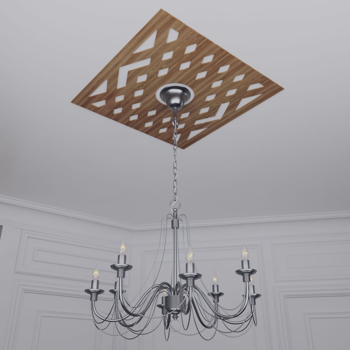 Ekena Millwork CMWP26X26X0250CHWA Ceiling-Medallions - View #16