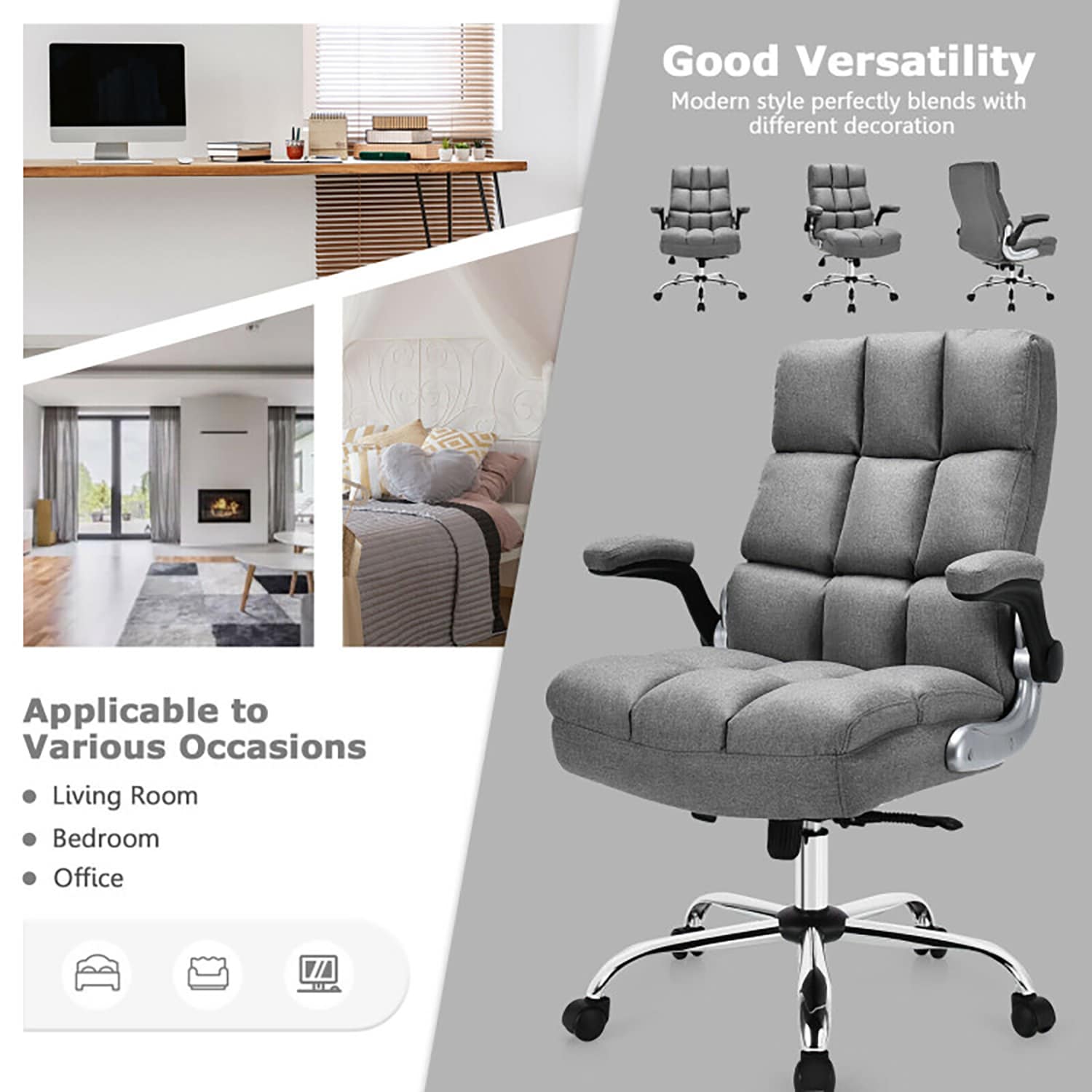 GZMR MR-H971PF-PK Office-Chairs - View #6