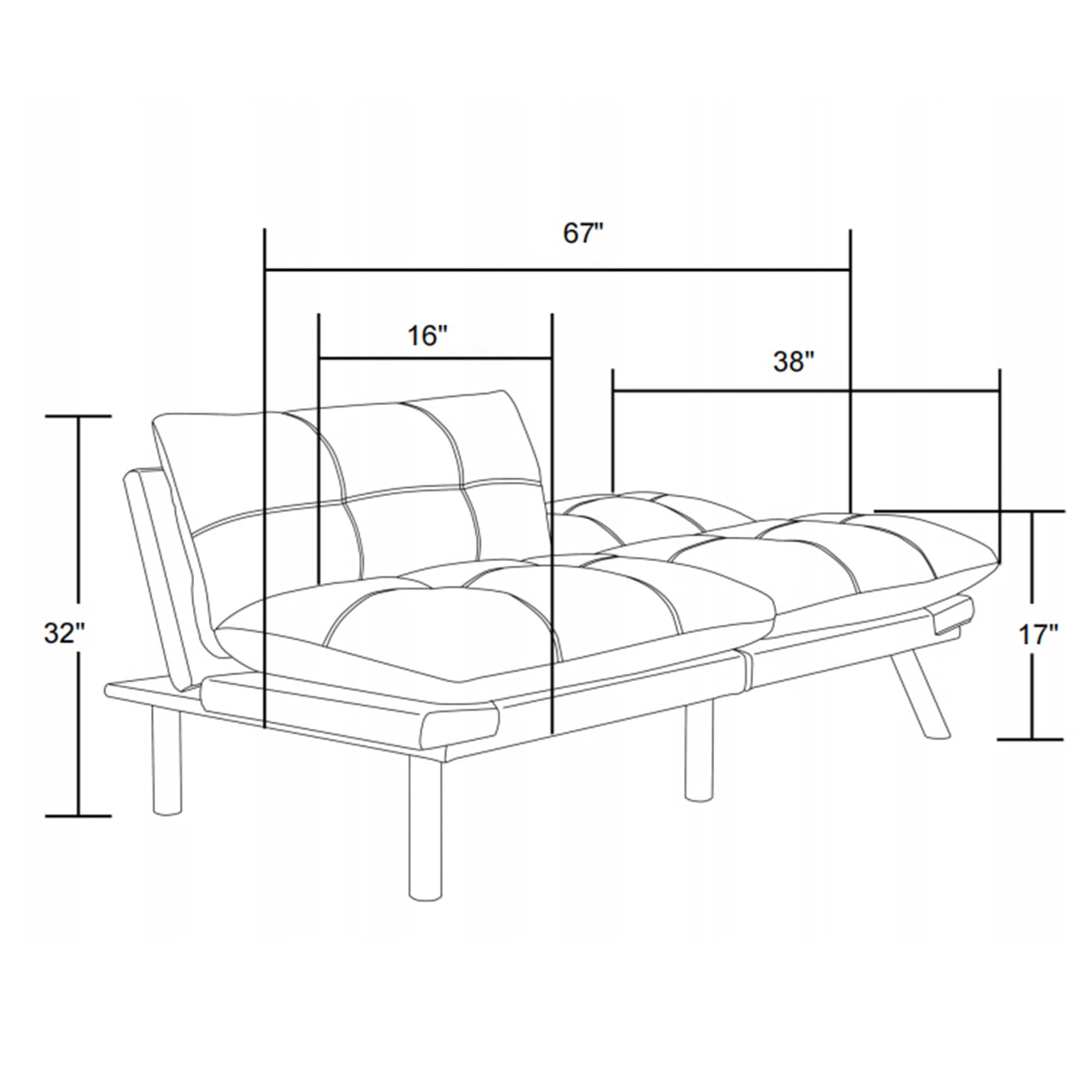 SINOFURN SYD590001BL futons - View #3