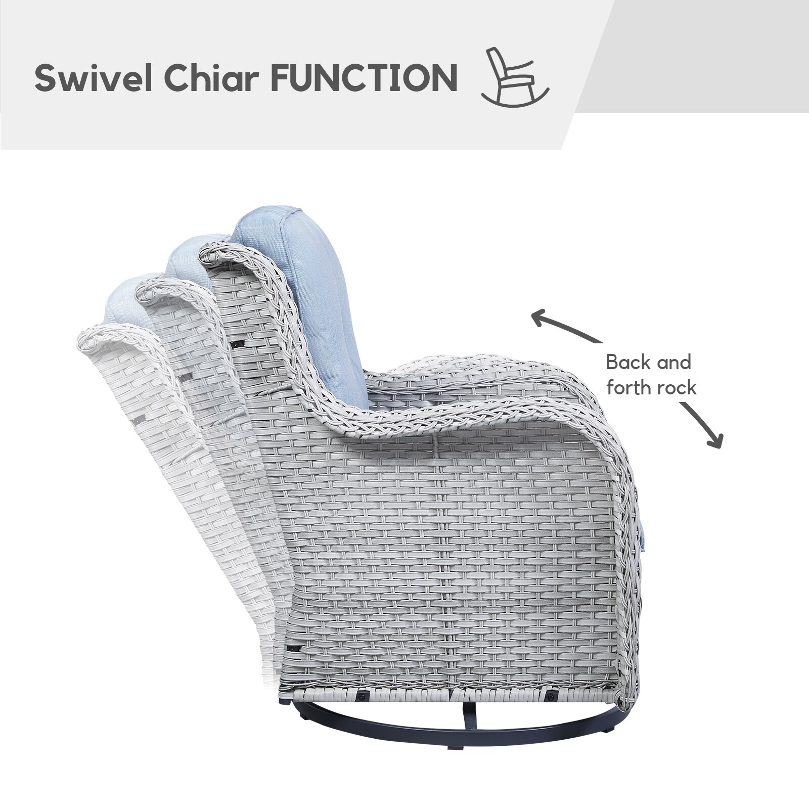 Pocassy PJ071-1 Patio-Chairs - View #4