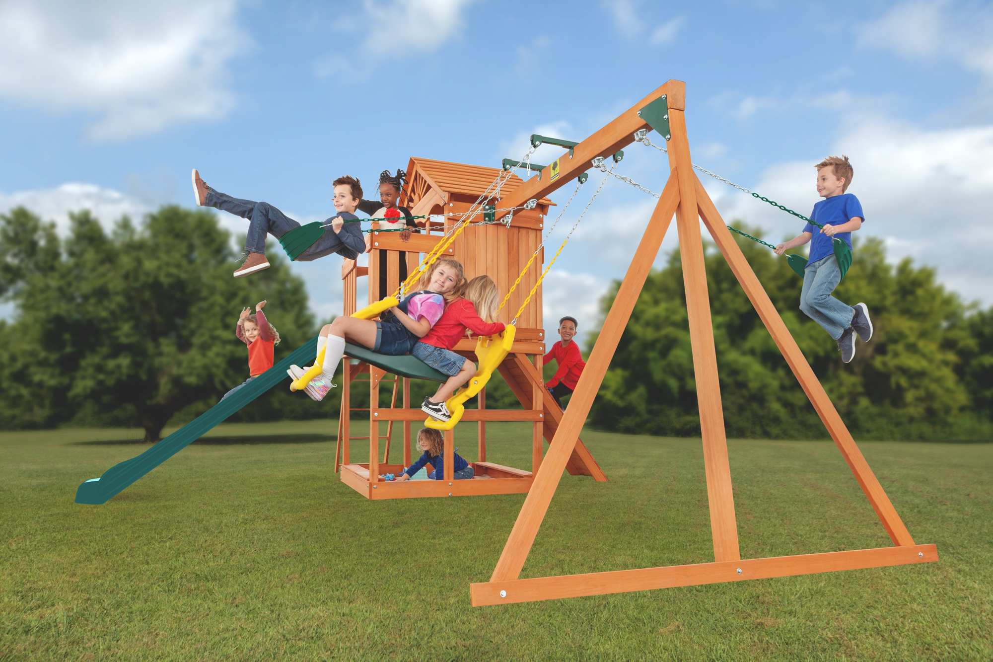 Creative Cedar Designs 3512-G Wood-Playset-Kits - View #3
