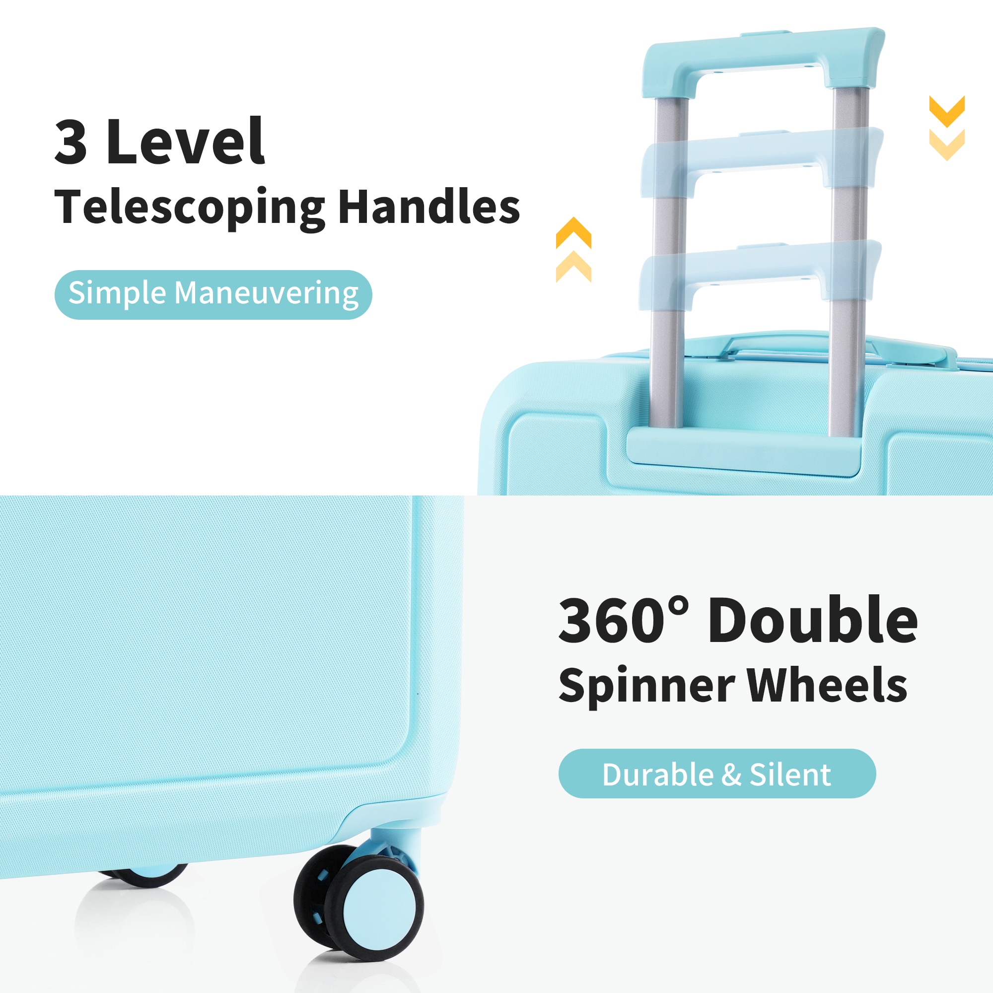 ModernLuxe N732P197378N Luggage-And-Luggage-Sets - View #6
