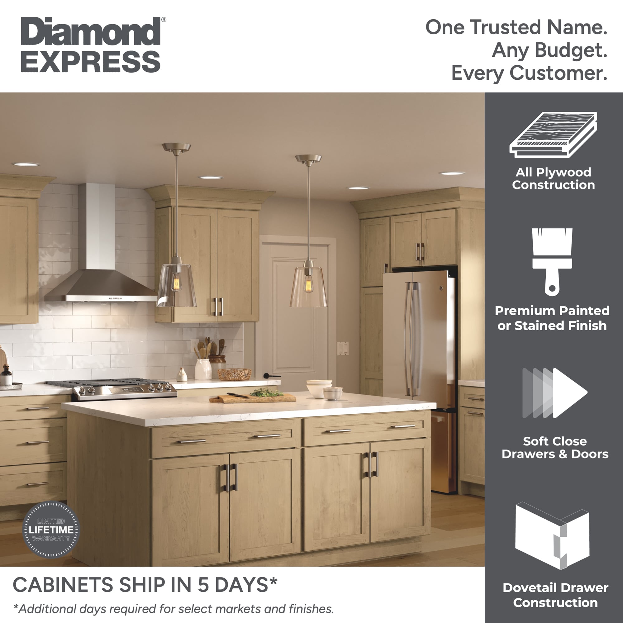 Diamond Express 321 W1536R Cabinets-Kitchen - View #3