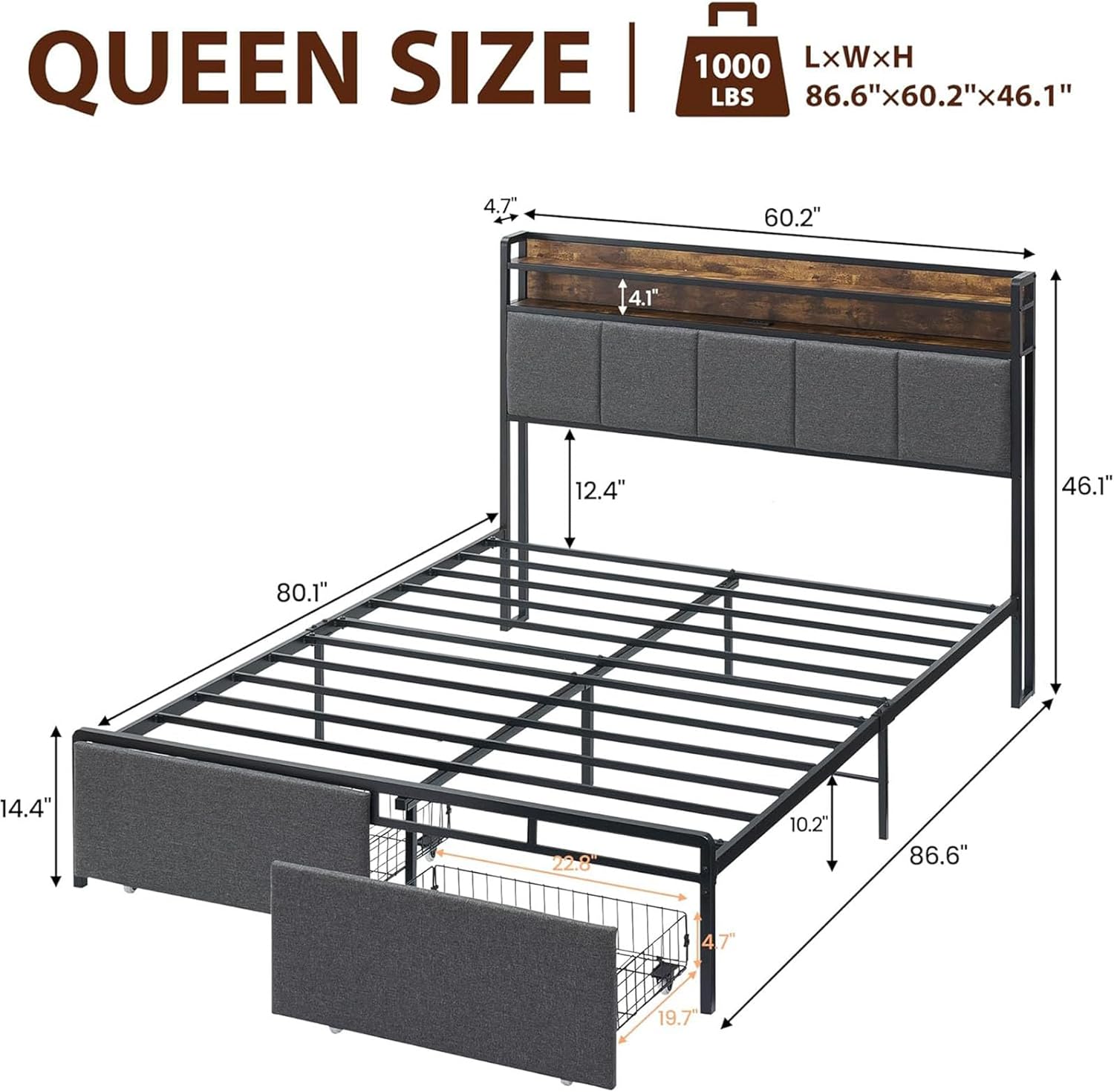 Qeetex LHF-BED-PHO-10MACO59 beds - View #2
