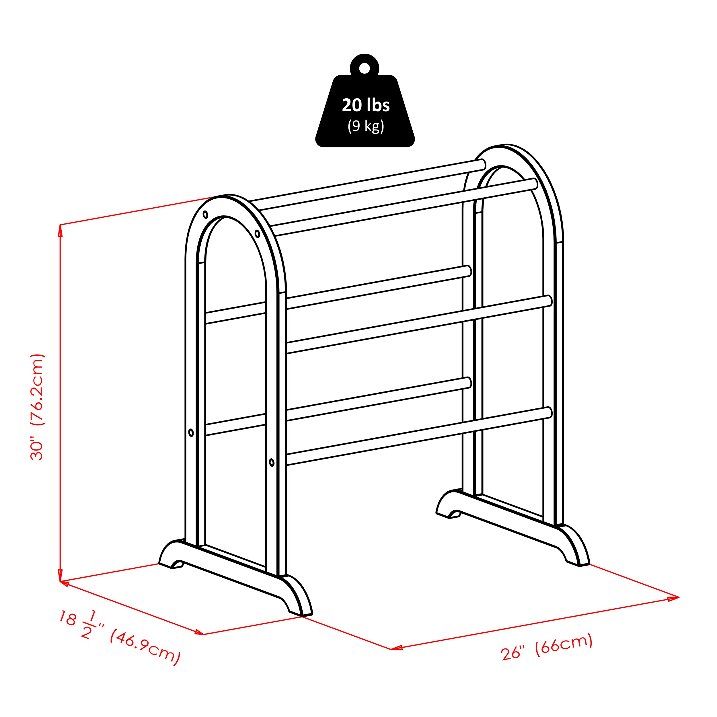 Winsome Wood 94326 Quilt-Racks - View #8