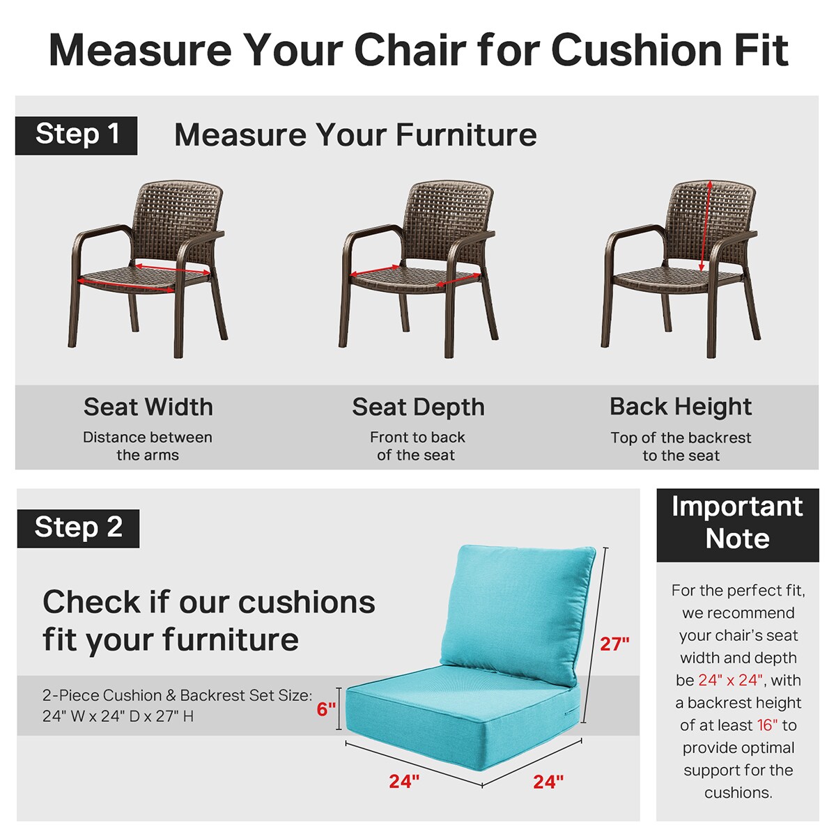 Rilyson FSAAZBDJH006-7 Patio-Furniture-Cushions - View #9