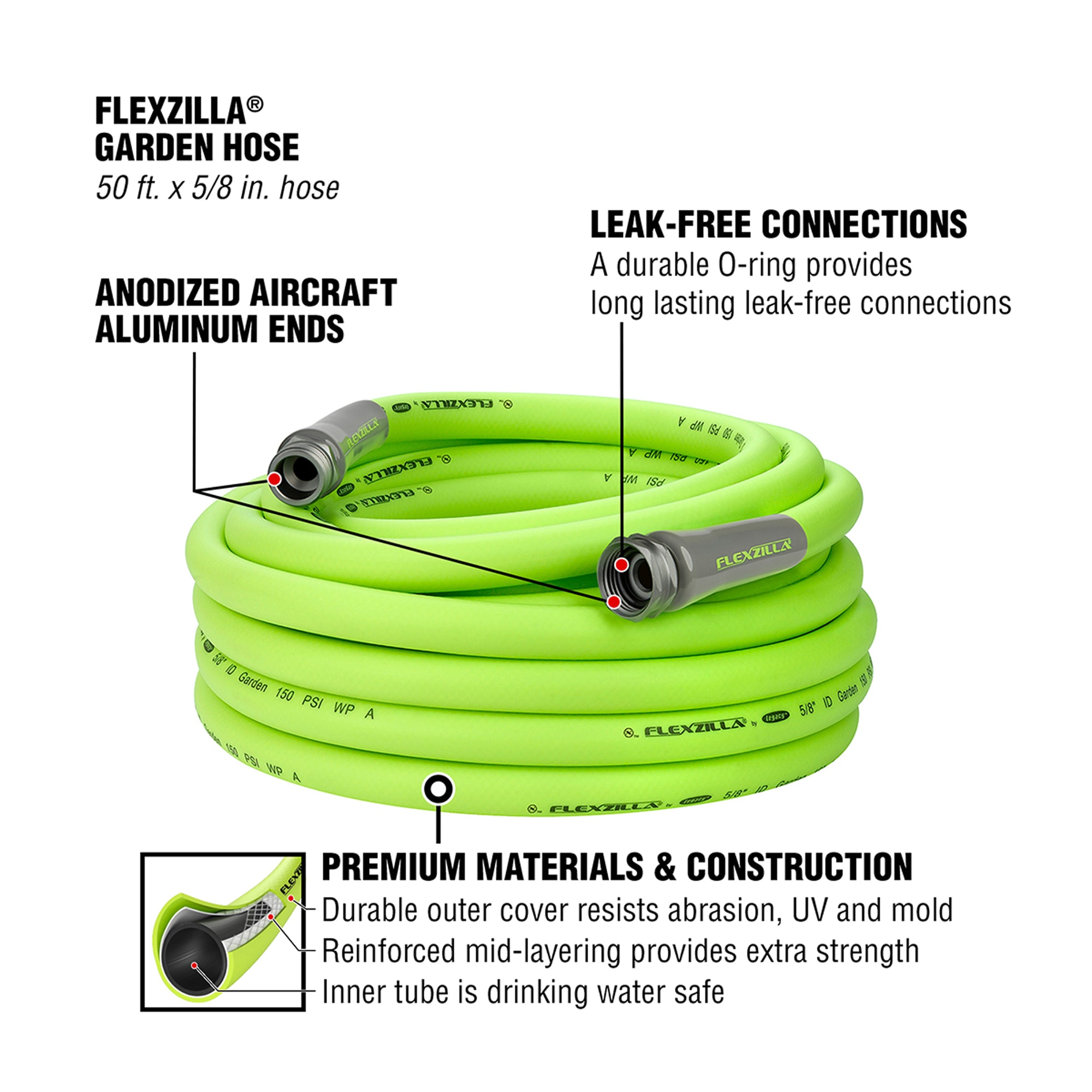 Flexzilla HFZG550YW-E Water-Hoses - View #2