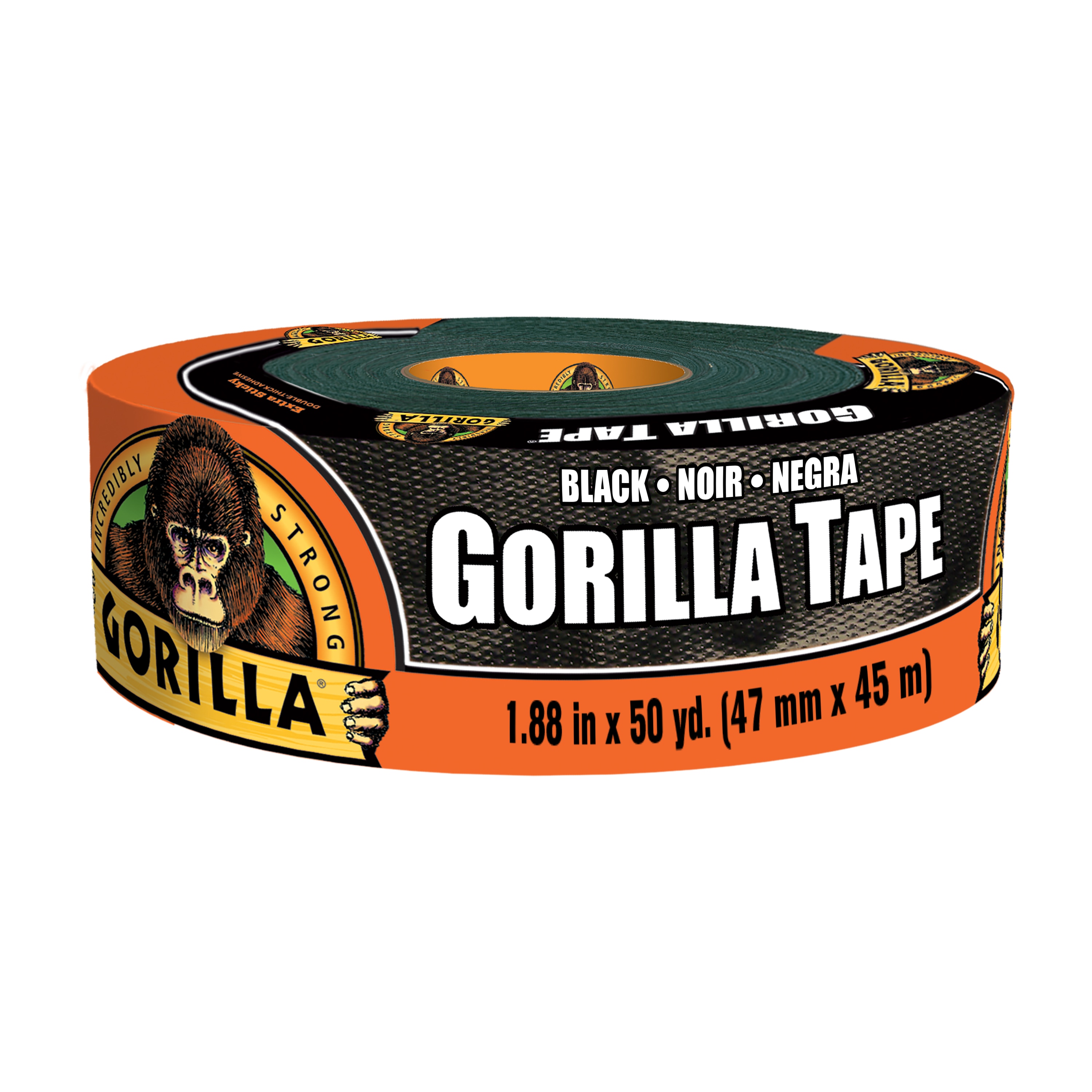 $3/mo - Finance Gorilla Black Duct Tape, 1.88 x 35 yd, Black