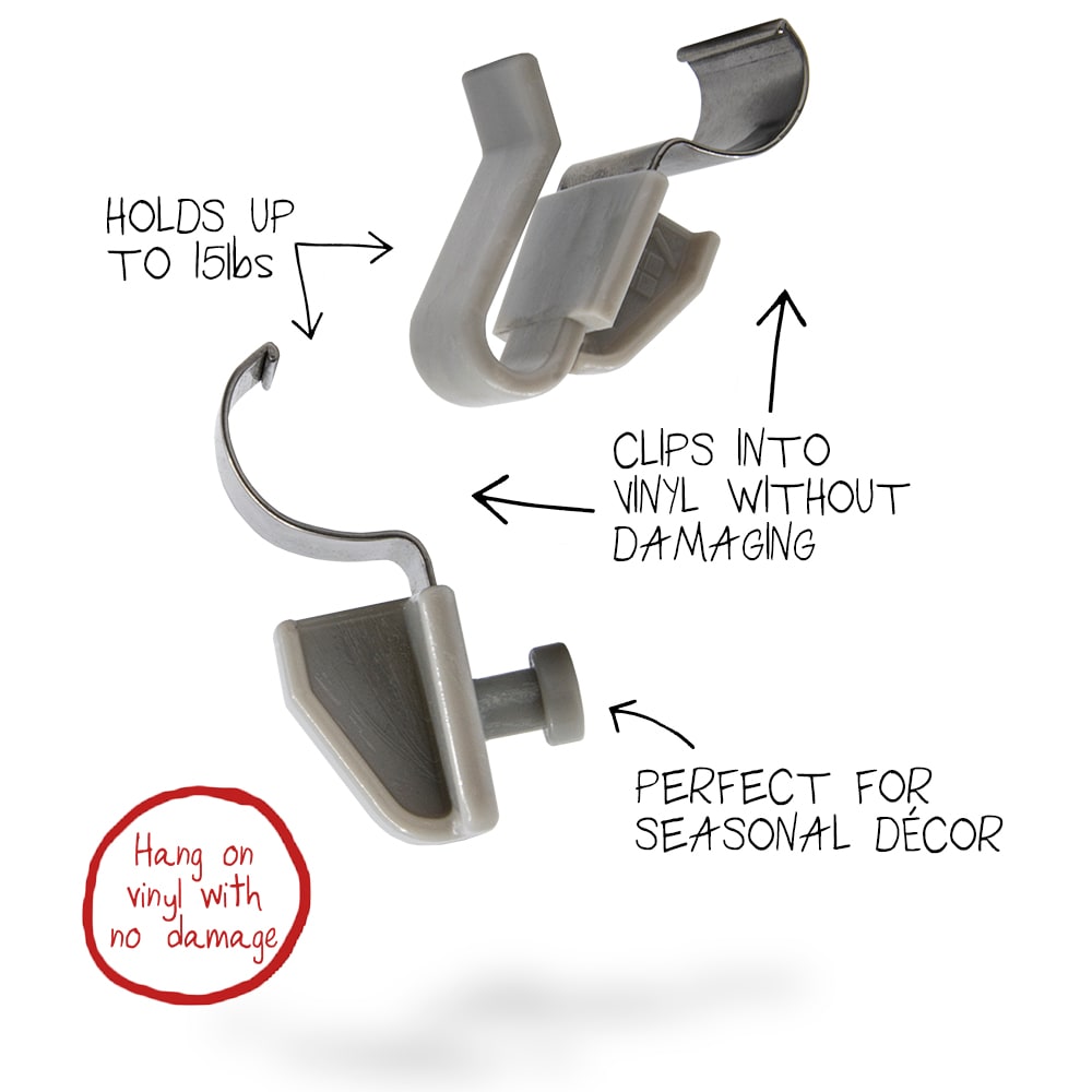 Hardwall Plastic Hook - Large and Supports 39 Lbs - Picture Hang Solutions