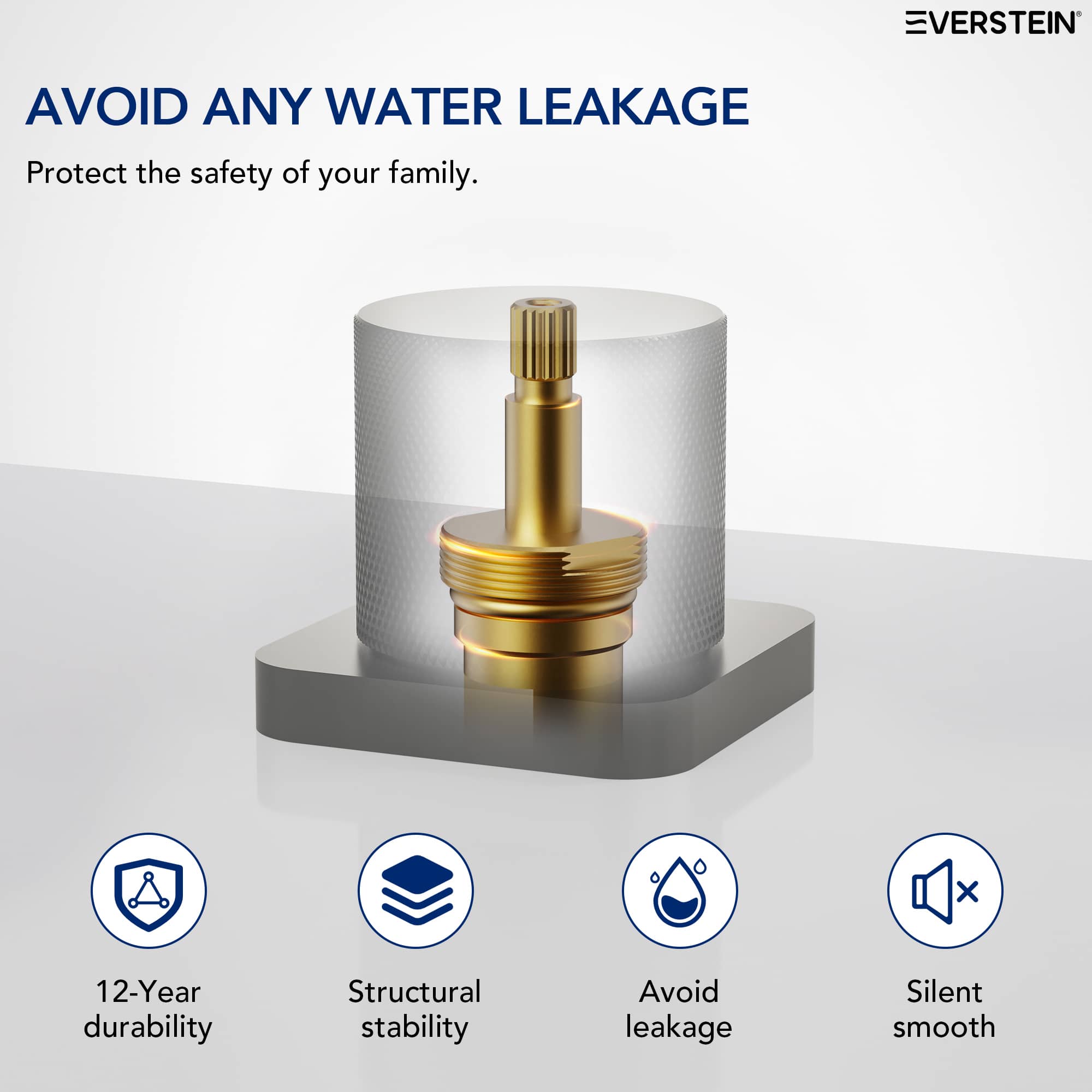 EVERSTEIN SFS1009-BK Roman-Tub-Faucets - View #8