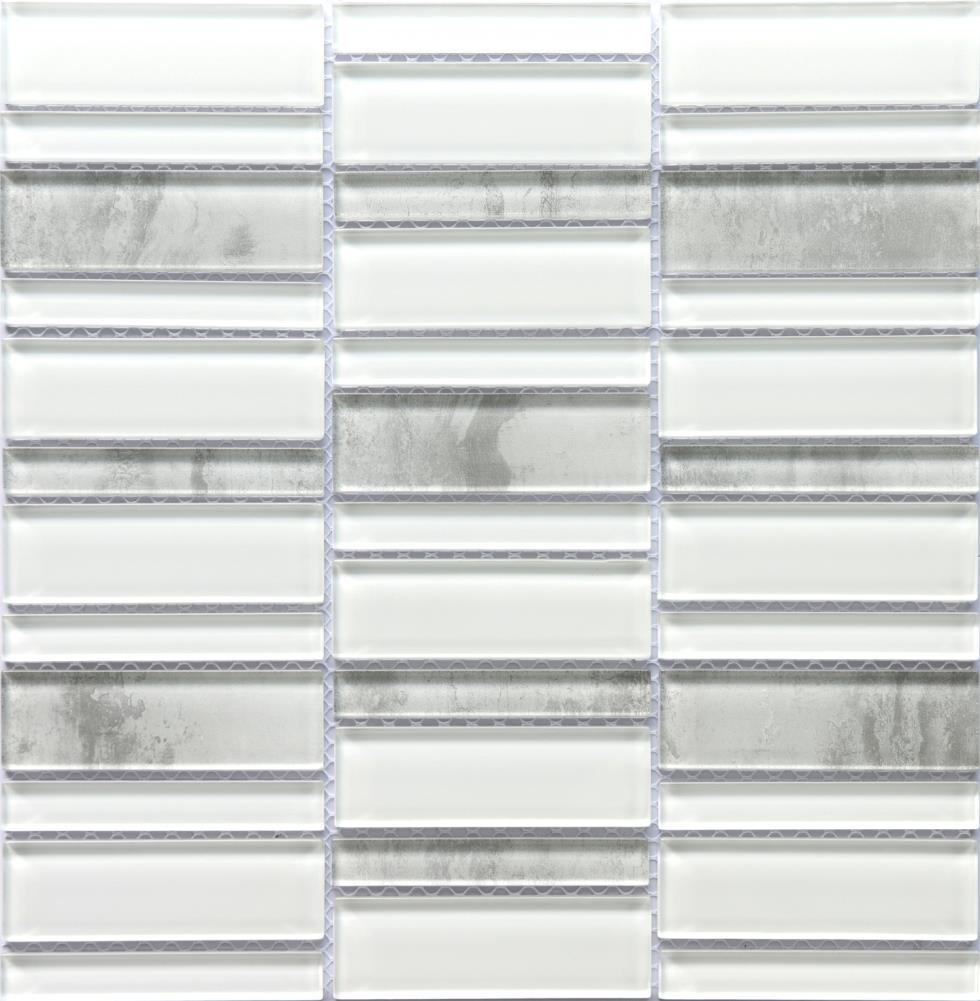 Emser La Vie 14-Pack Gray Glass Border Tile (12-in x 12-in)
