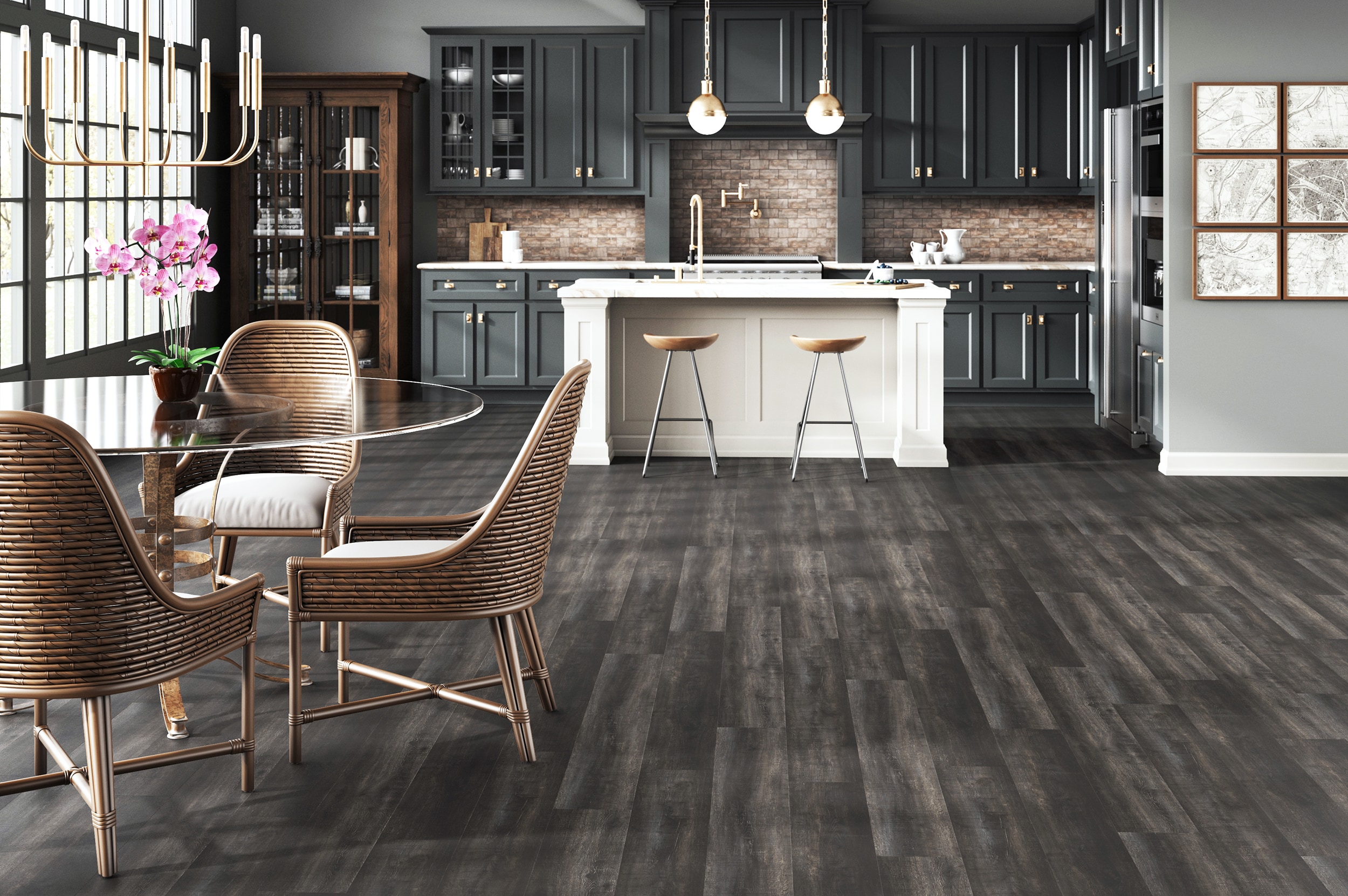 Style Selections LWD5010RCB Vinyl-Plank - View #2