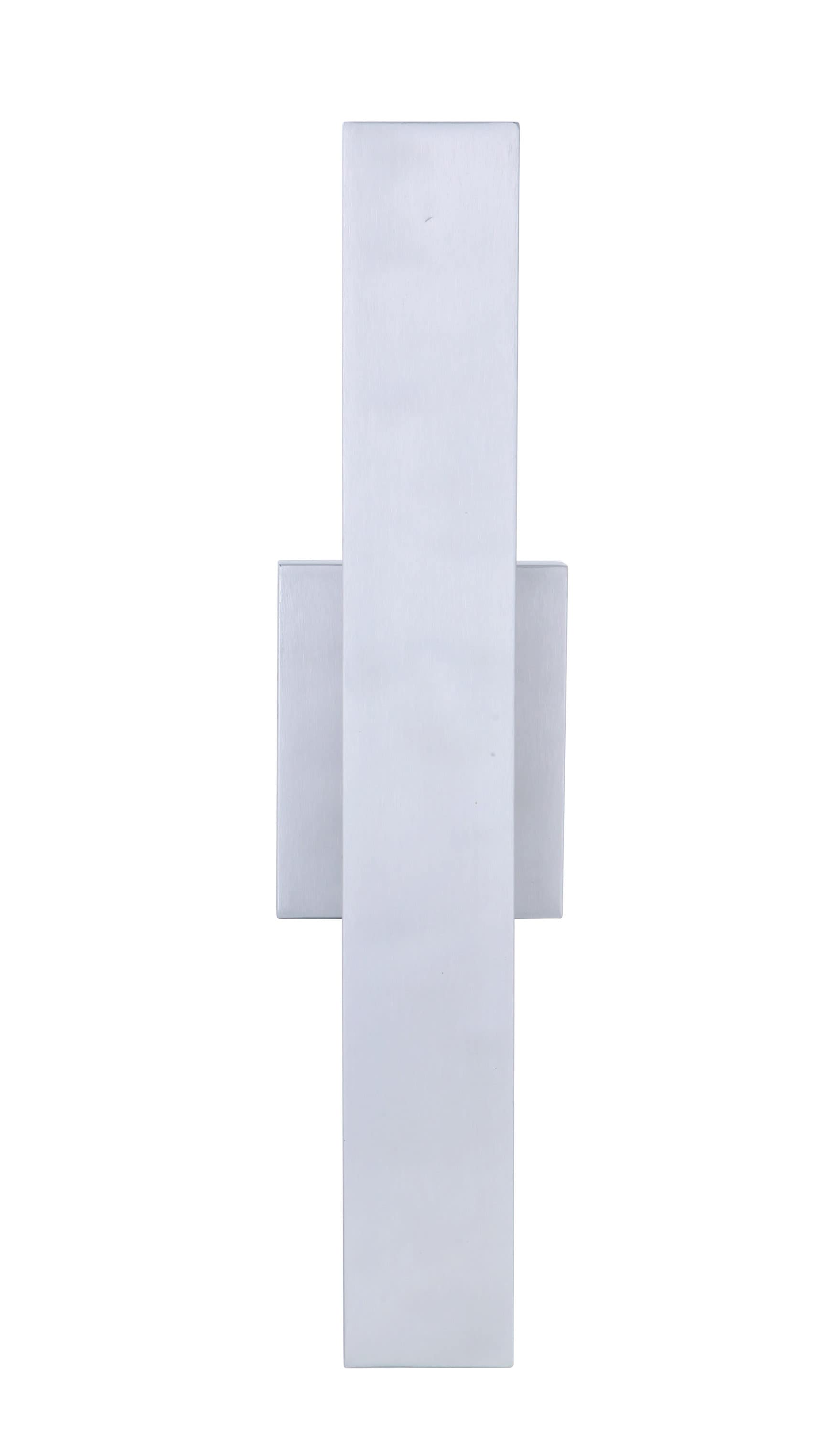 Craftmade ZA2610-BAO-LED Rens 19.65-in H Brushed Bronze Hardwired Integrated LED Outdoor Wall Light