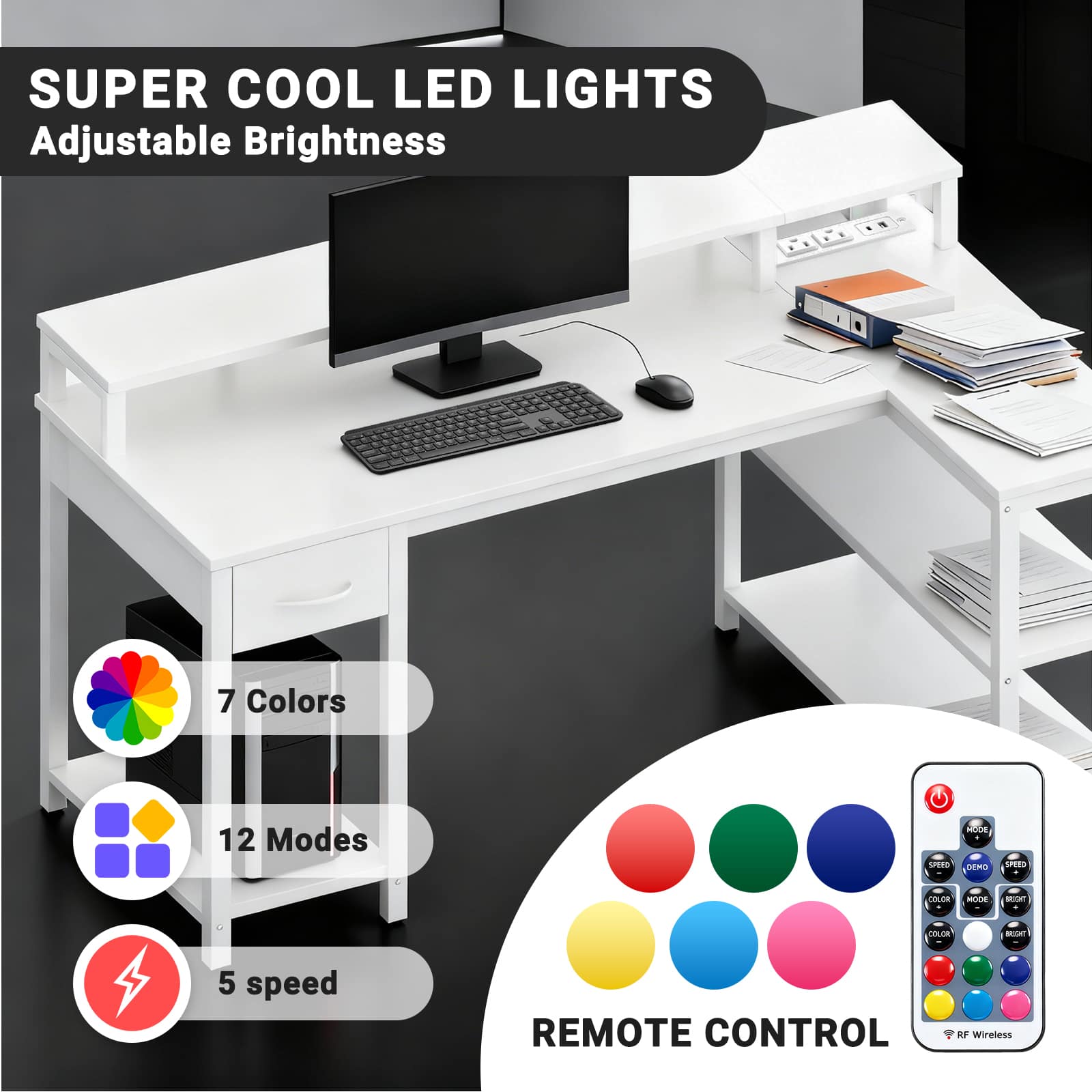 Bestier USLOW-HJ500146 desks - View #3
