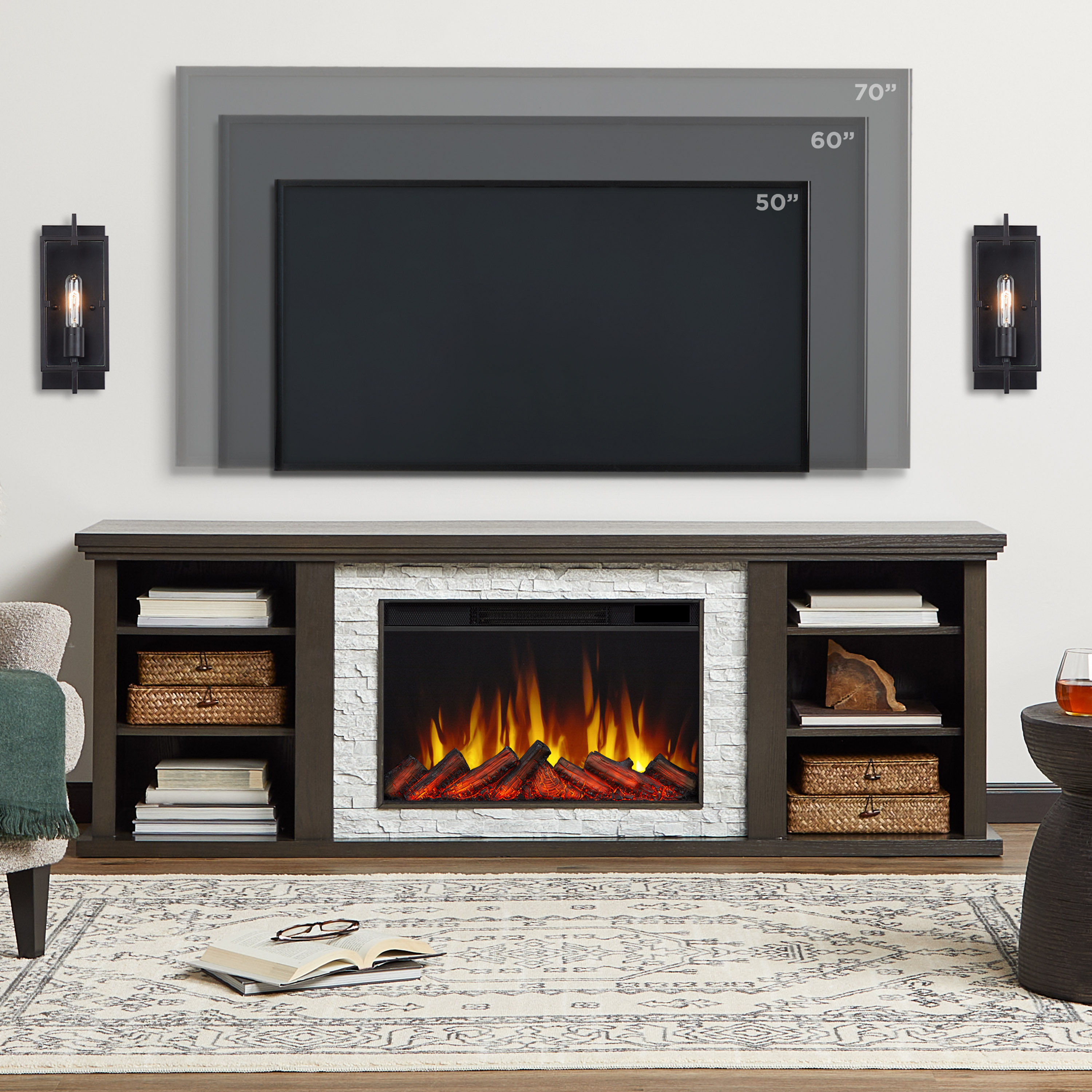 Real Flame 13053E-DO Electric-Fireplaces - View #14