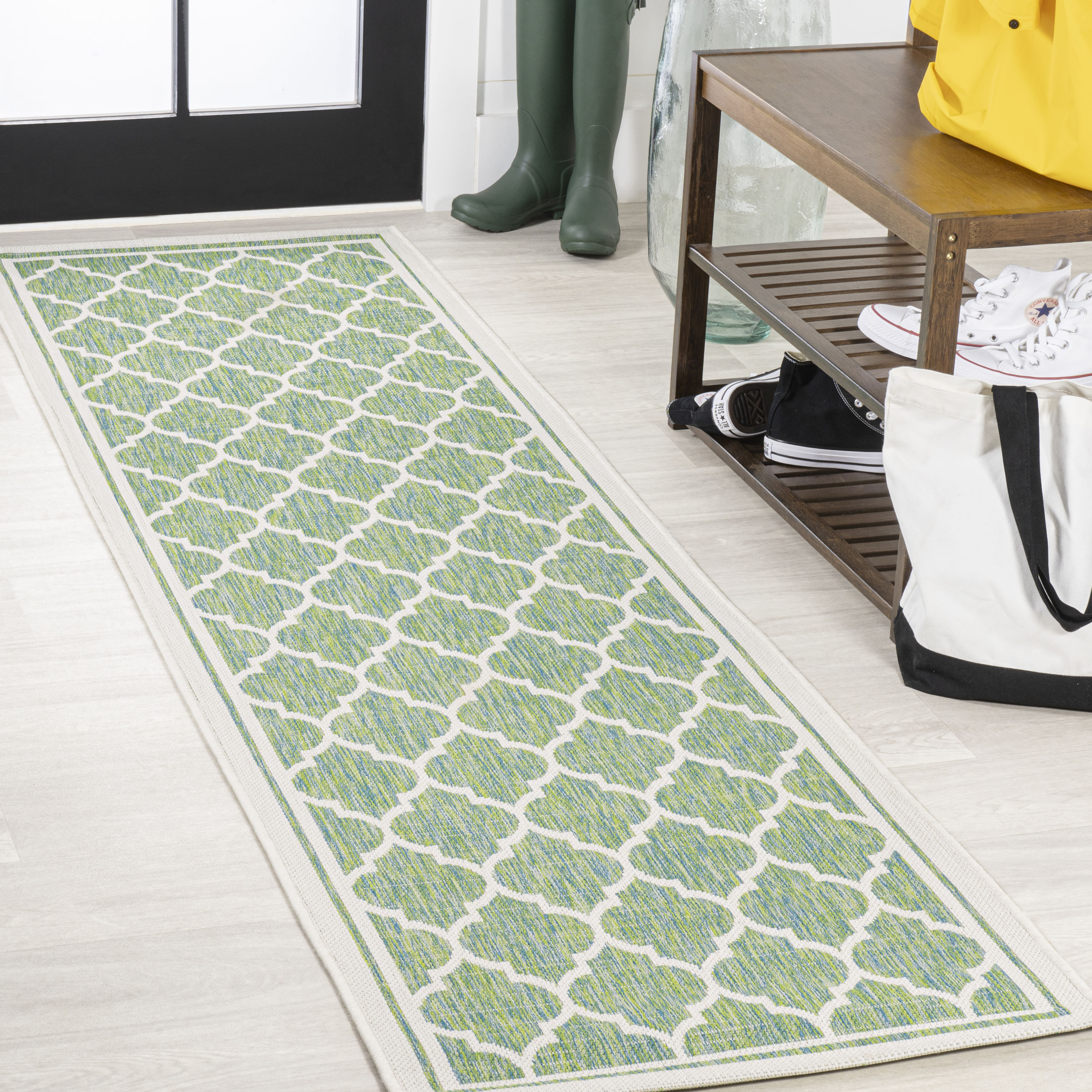 Eco-Friendly PVC Grid Carpet Underlay Tools Anti-Slip Mat Luggage