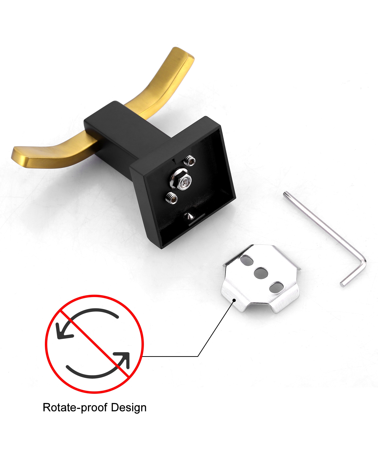 WOWOW 483407GB Robe-Hooks - View #8