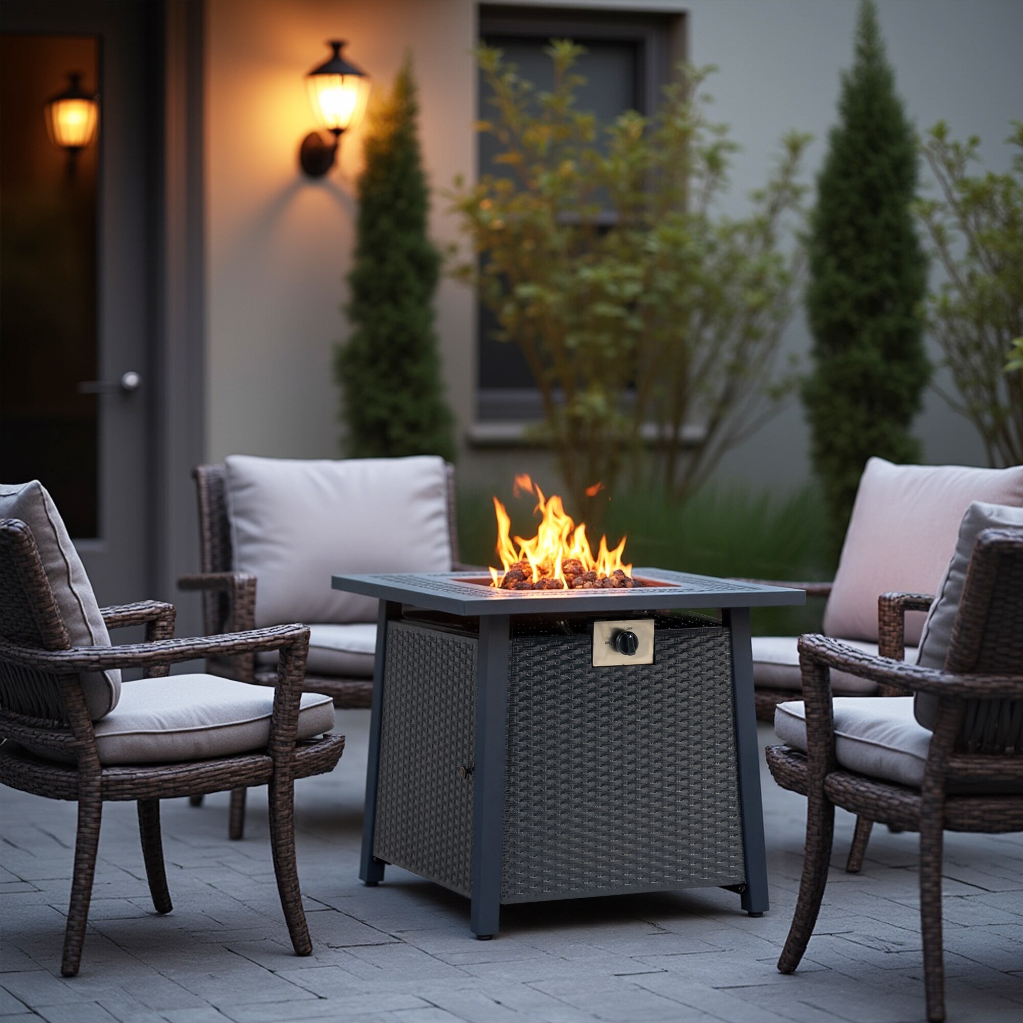 Damerin HL15Q Outdoor-Gas-Fireplaces - View #2