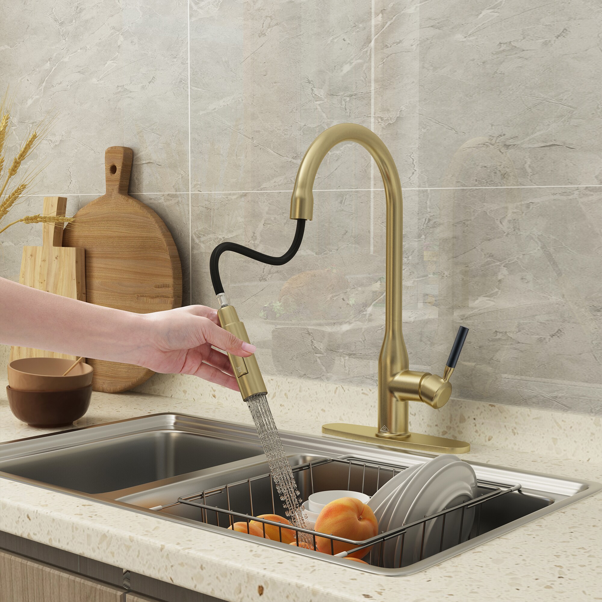 Mondawe MO-DT89001NS Kitchen-Faucets - View #3