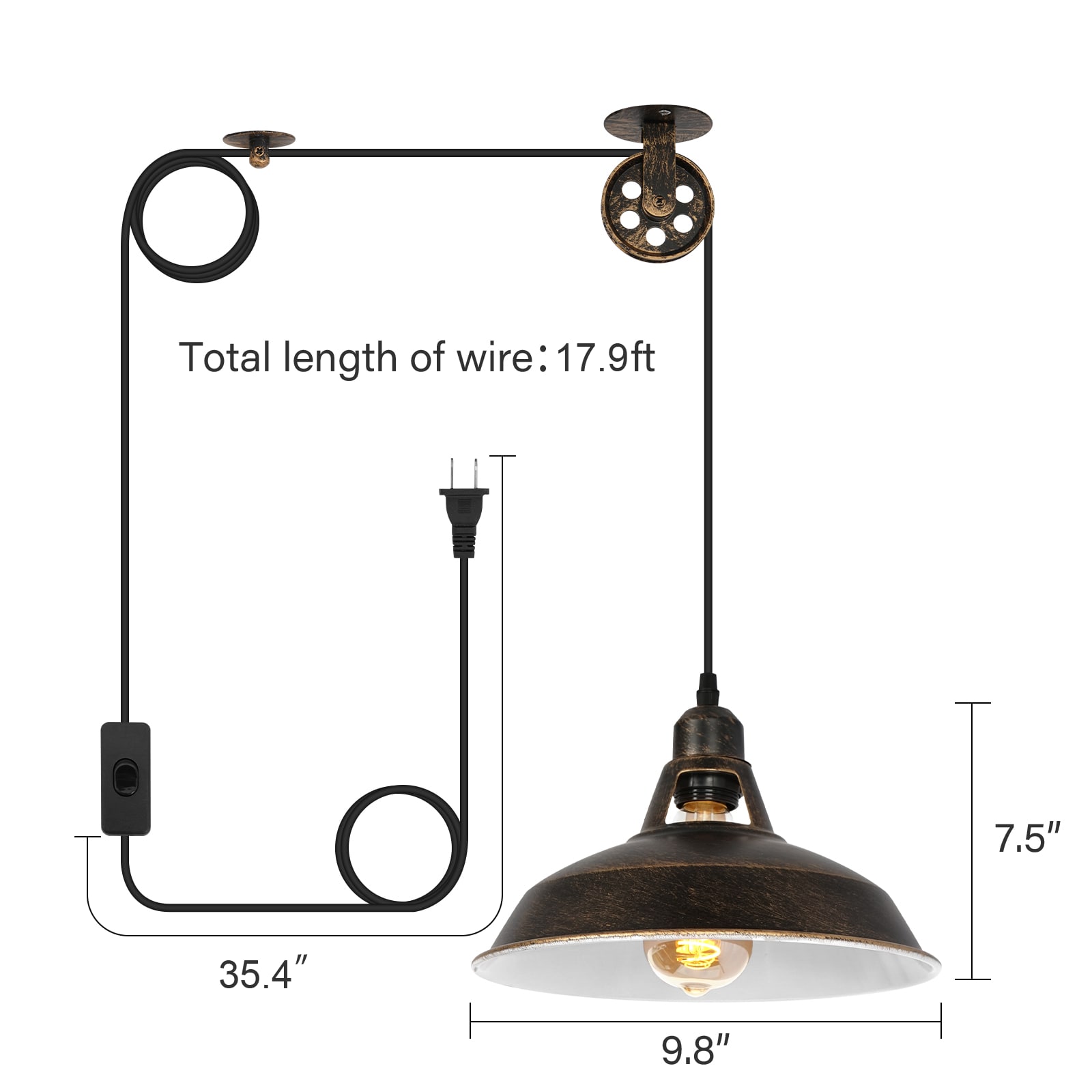 Z ZOSIMIO LIGHT LS29-W047 Pendant-Lights - View #6